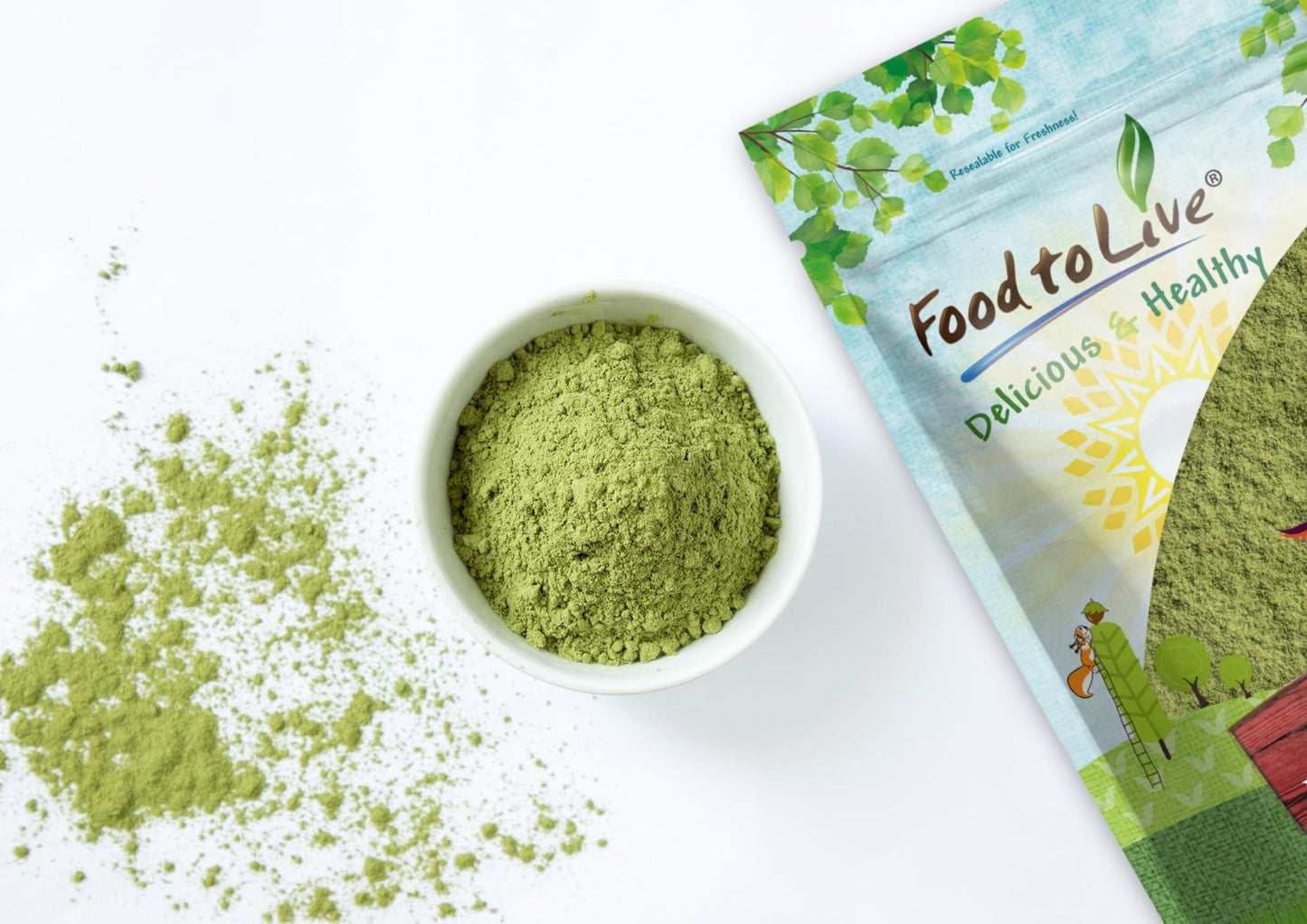 Food to Live Alfalfa Powder 24 oz