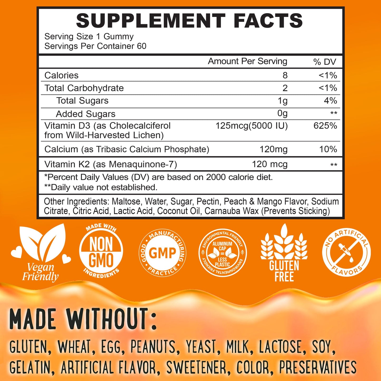 OH MY CHEWY Magnesium + D3K2 Gummies, 120 Gummies