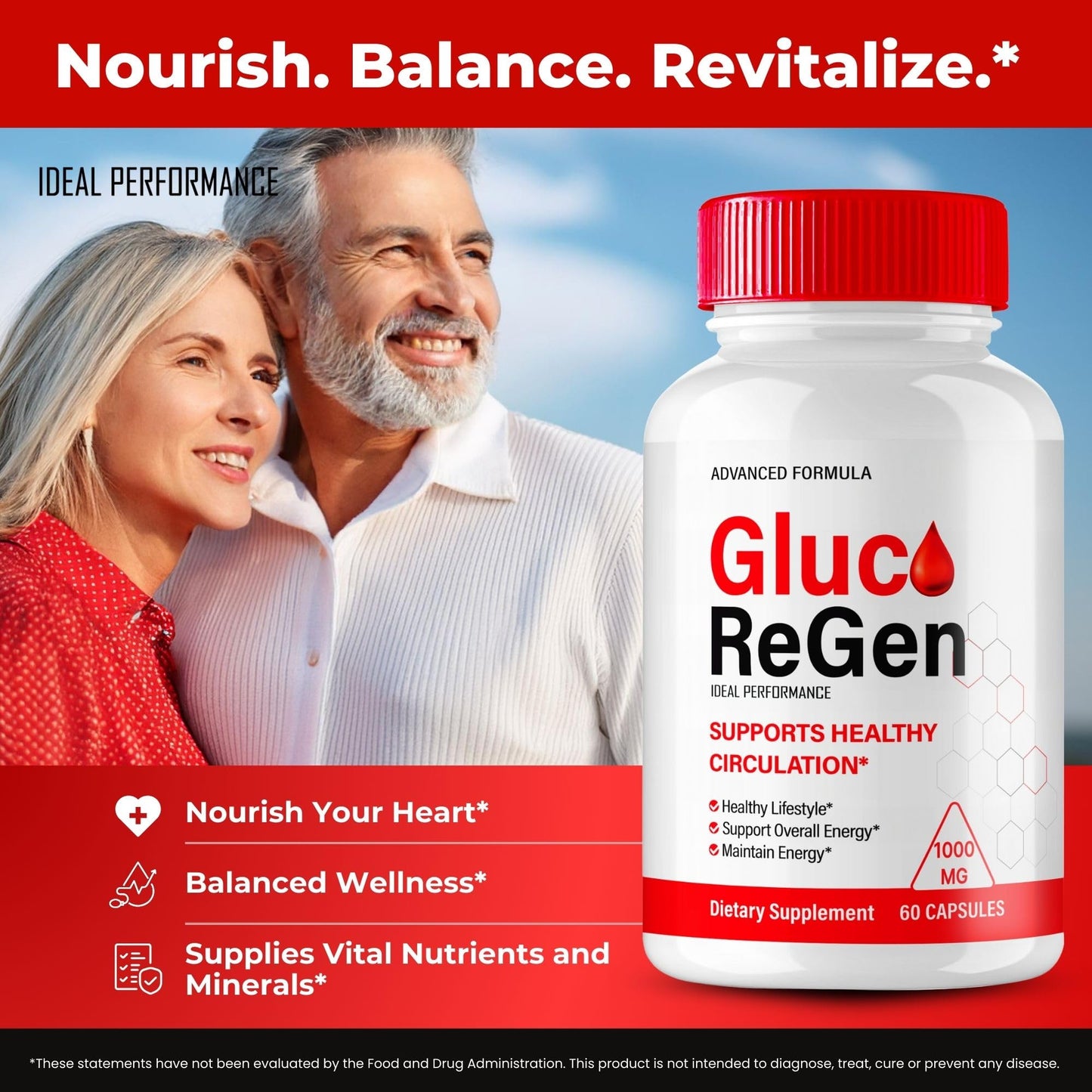 IDEAL PERFORMANCE GlucoRegen Capsules 60 Count