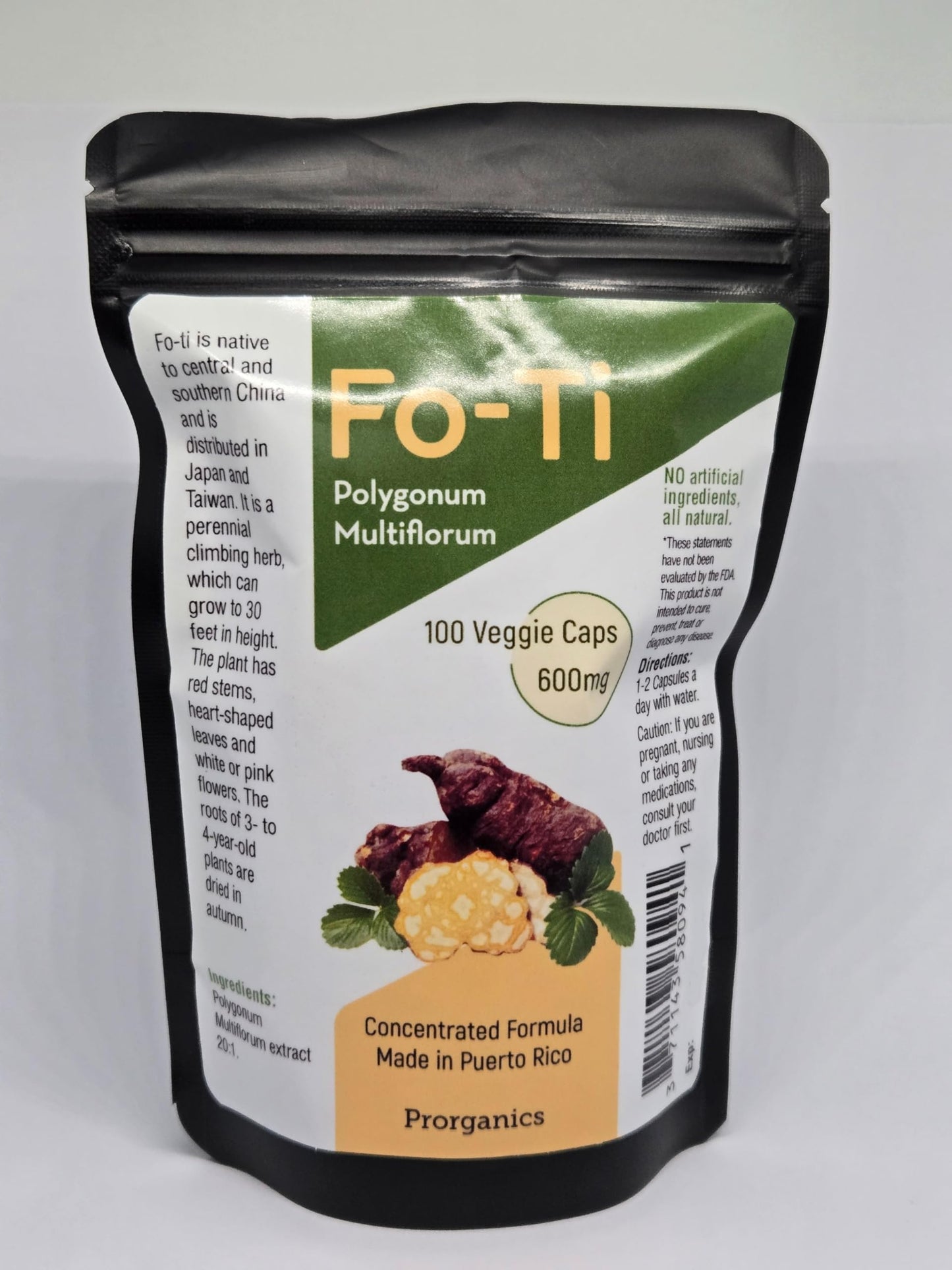 Generic Fo-Ti Nispero Capsules 600mg, 100 Count