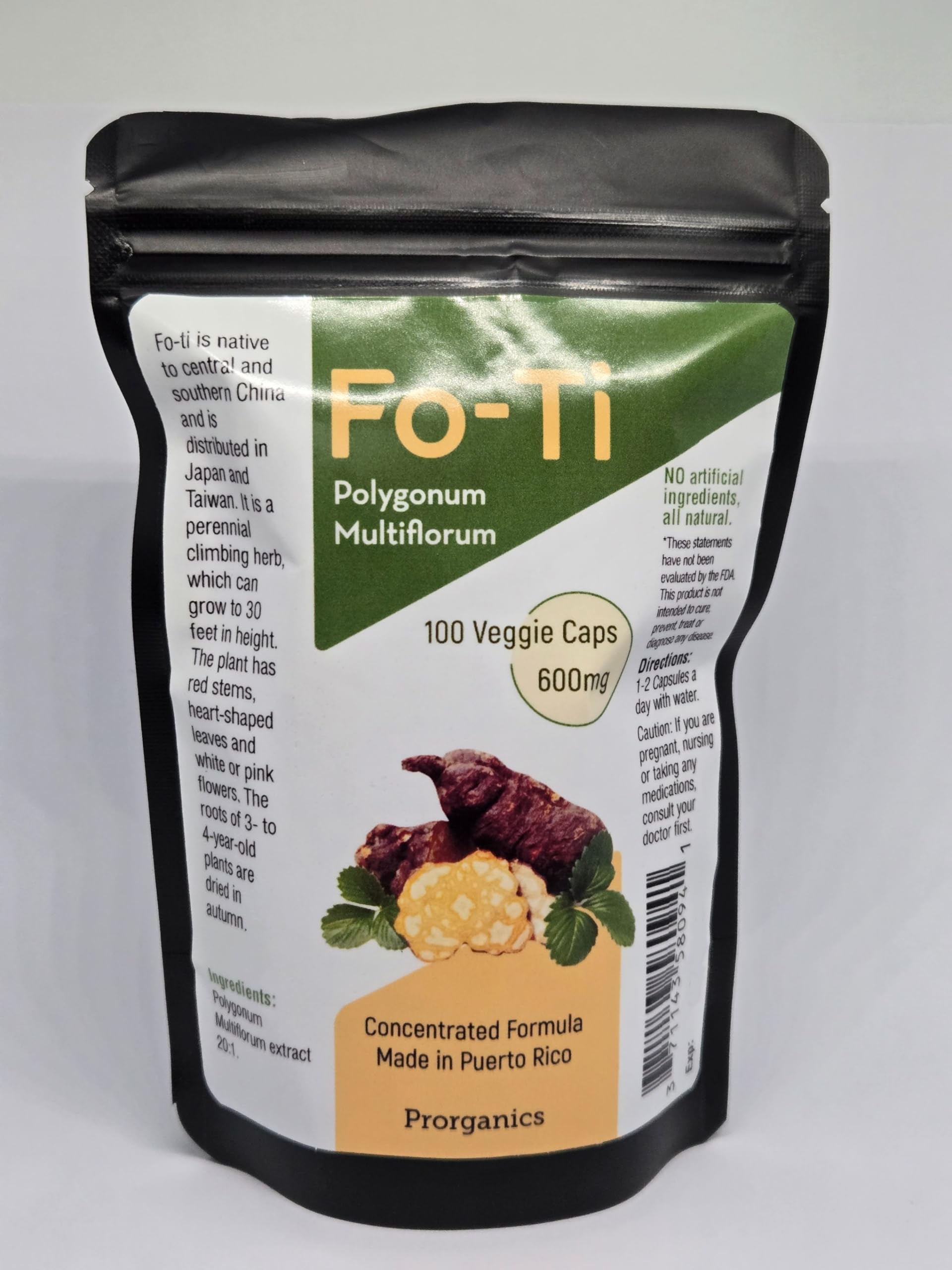 Generic Fo-Ti Nispero Capsules 600mg, 100 Count