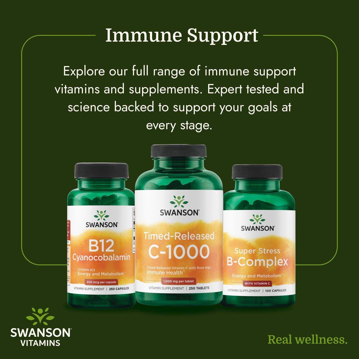 Swanson Timed-Release Vitamin C with Rose Hips Immune System Support Skin Cardiovascular Health Antioxidant Supplement 1000 mg, 250 Tablets