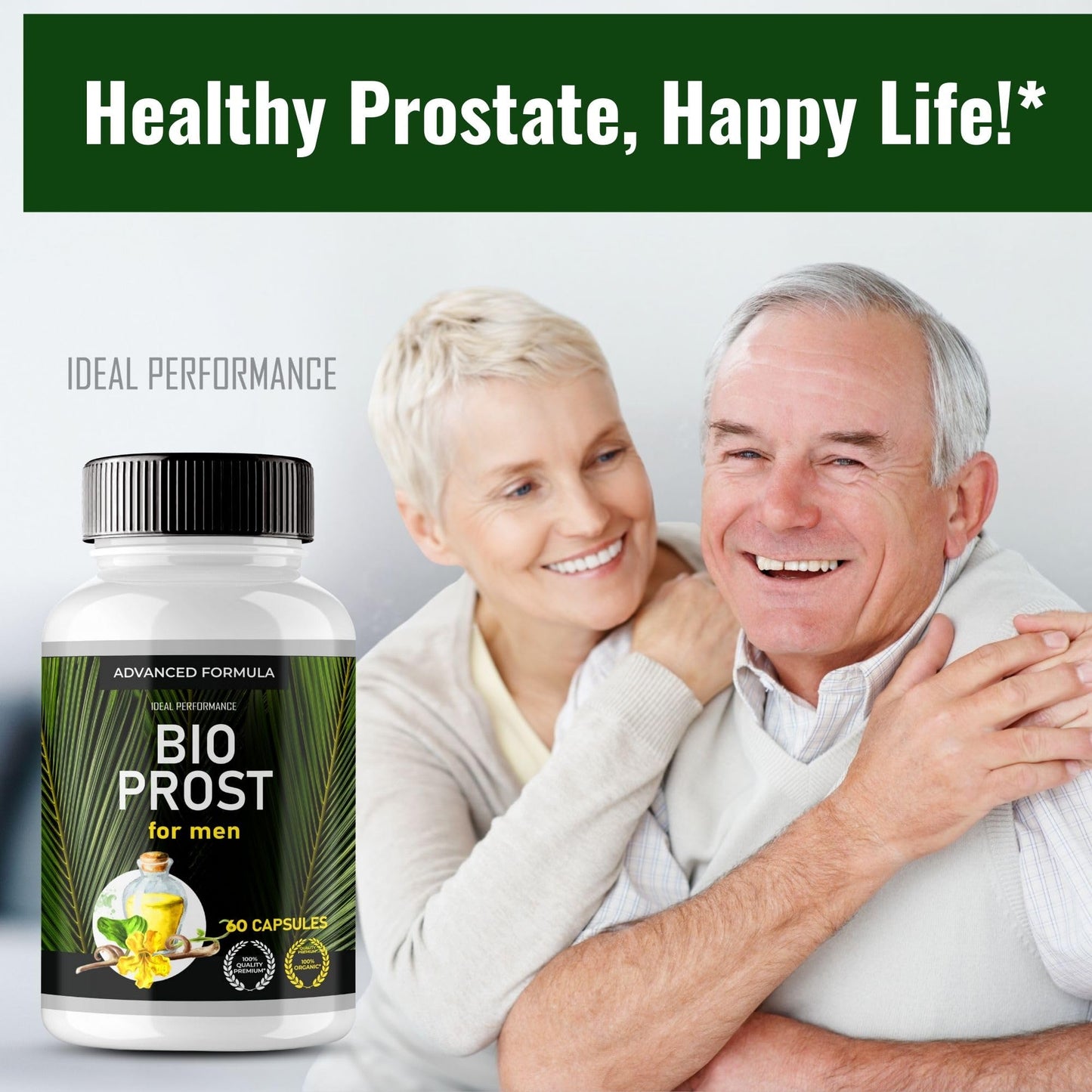 Ideal Performance Bioprost Prostate Health Capsules, 120 Capsules