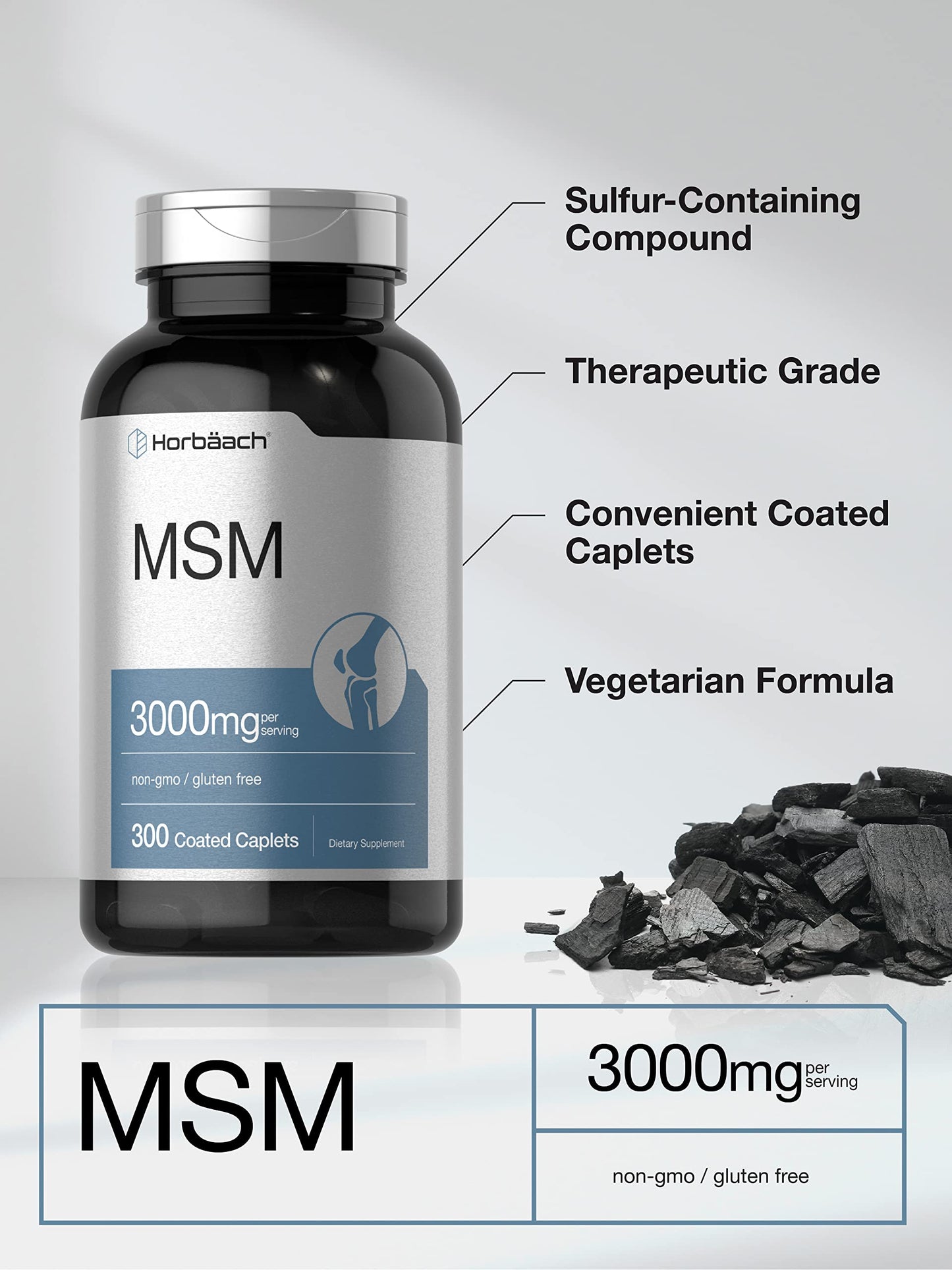 Horbäach MSM Supplement Caplets 300