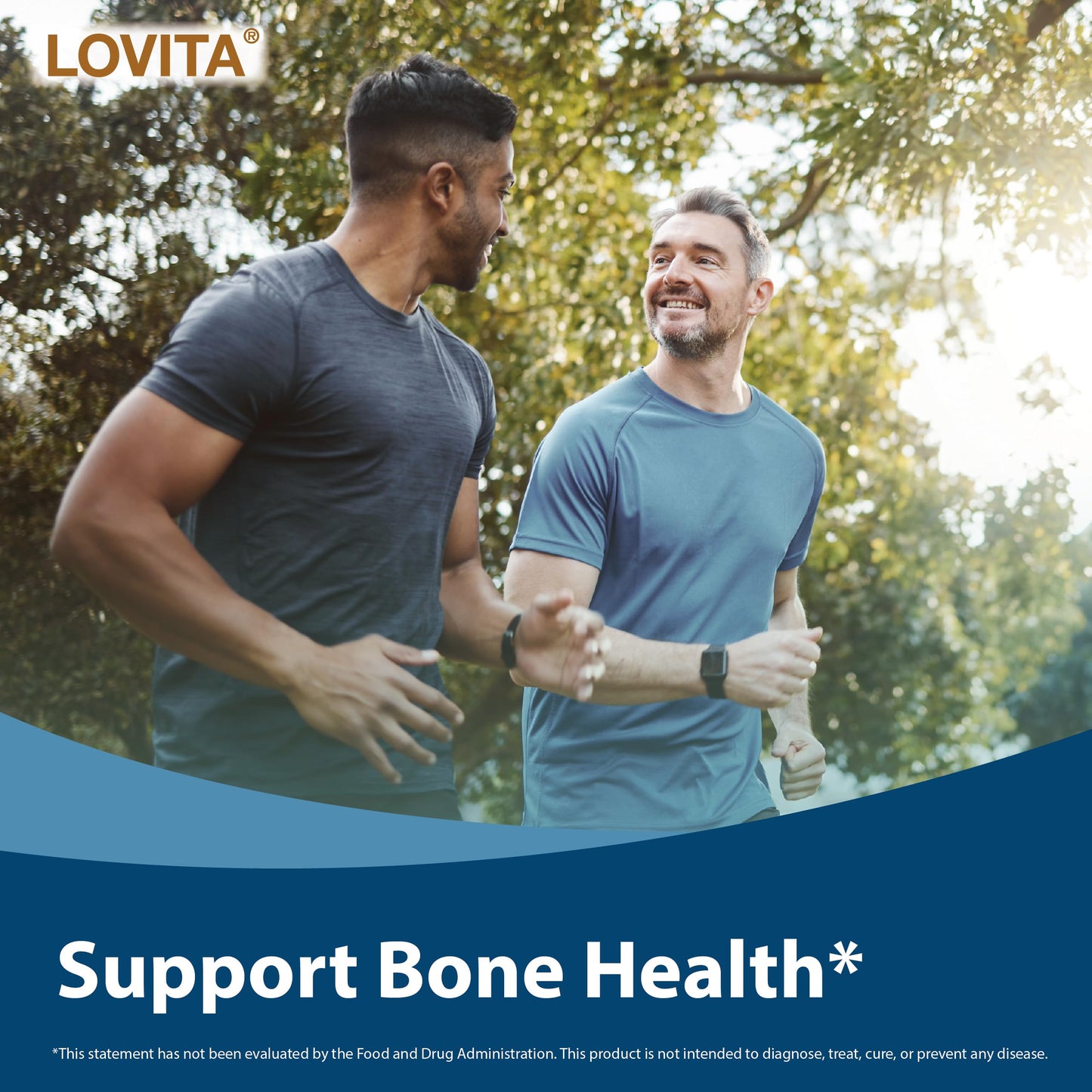 LOVITA Calcium Citrate 800 mg with Magnesium, Vitamin D3 & K2, 360 Tablets
