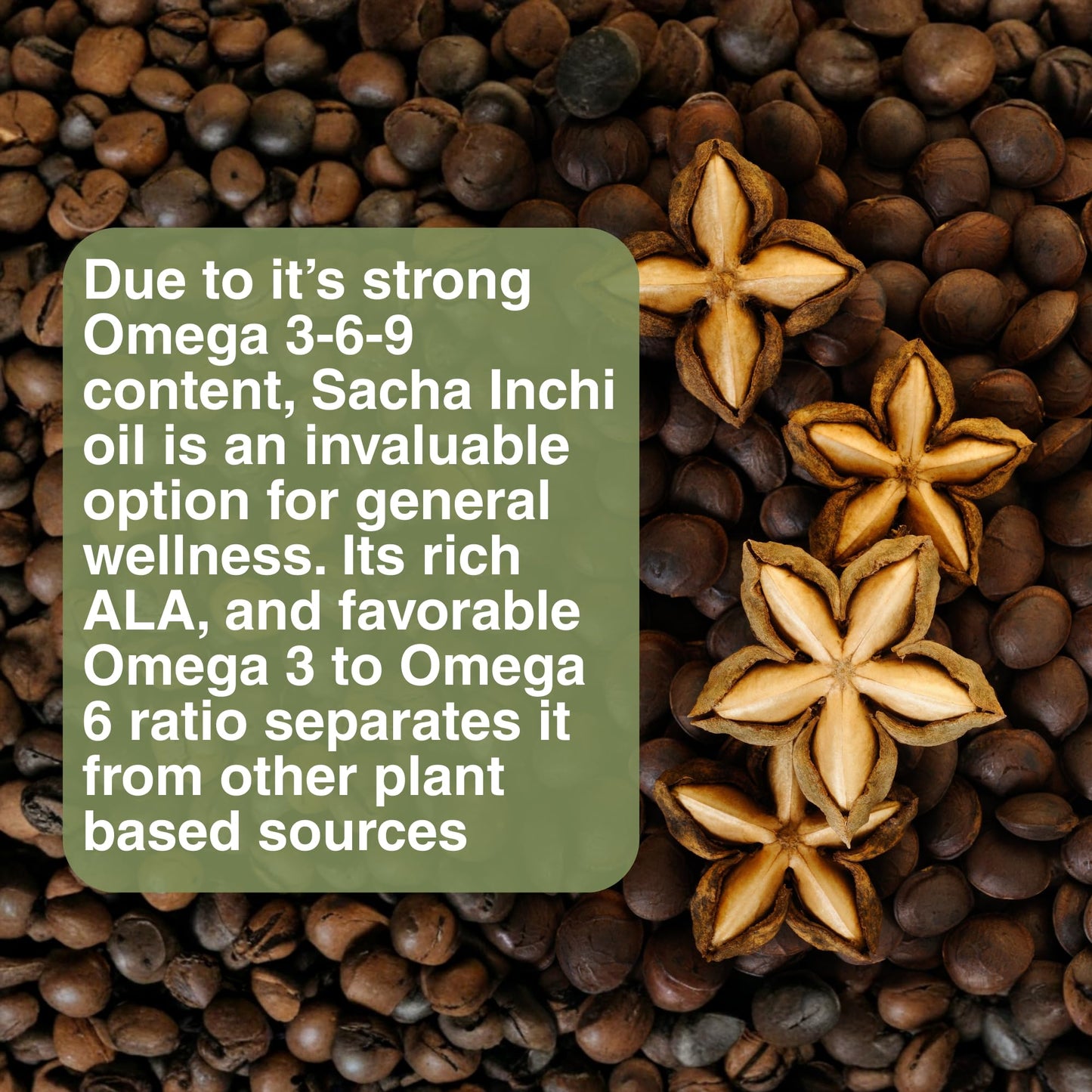 NKG Organic Sacha Inchi Oil Capsules 120 Capsules