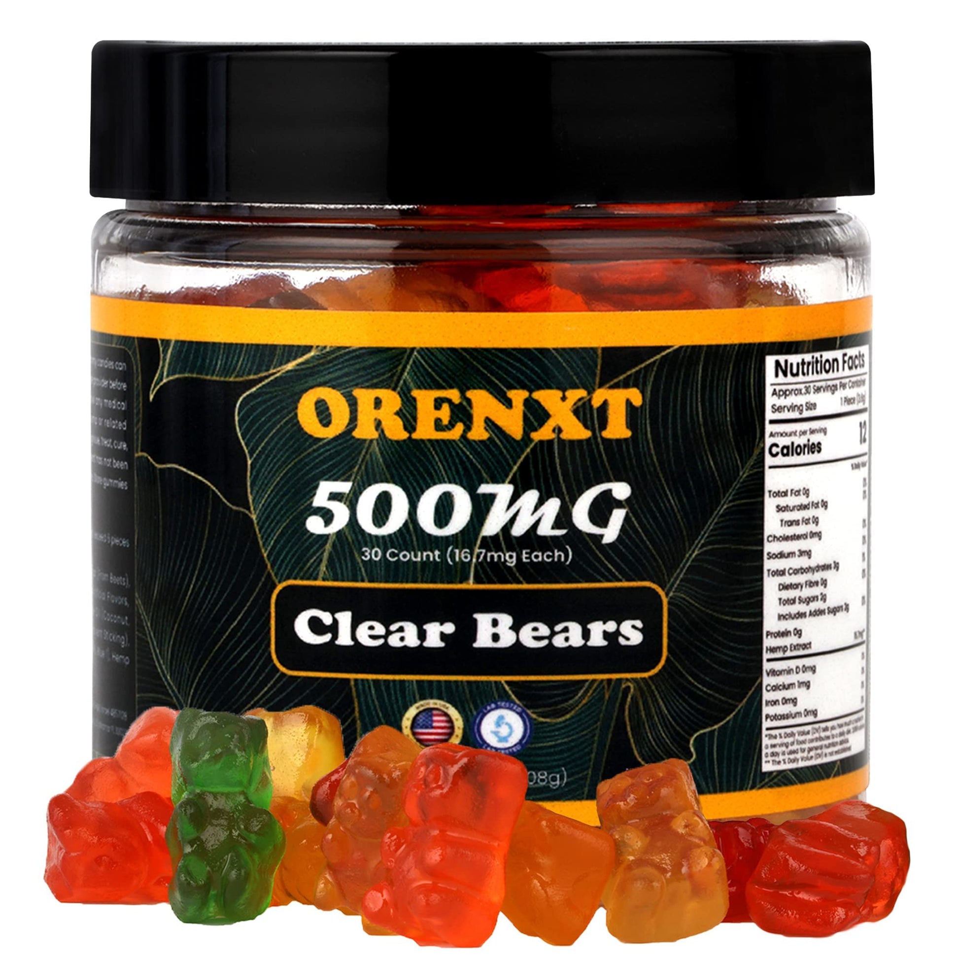 Generic Organic Bear Hemp Gummies for Sleep Gummy, 30 Count
