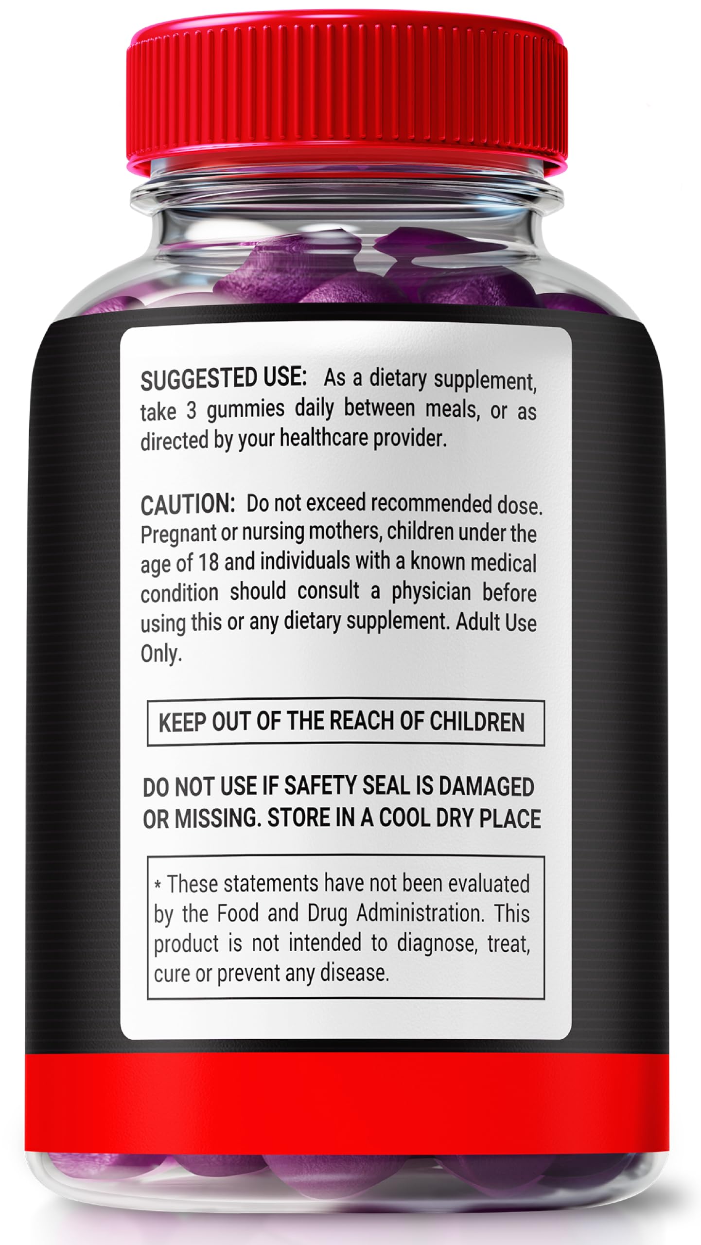NutraRize Dominator Max Gummies for Men, 60 Count