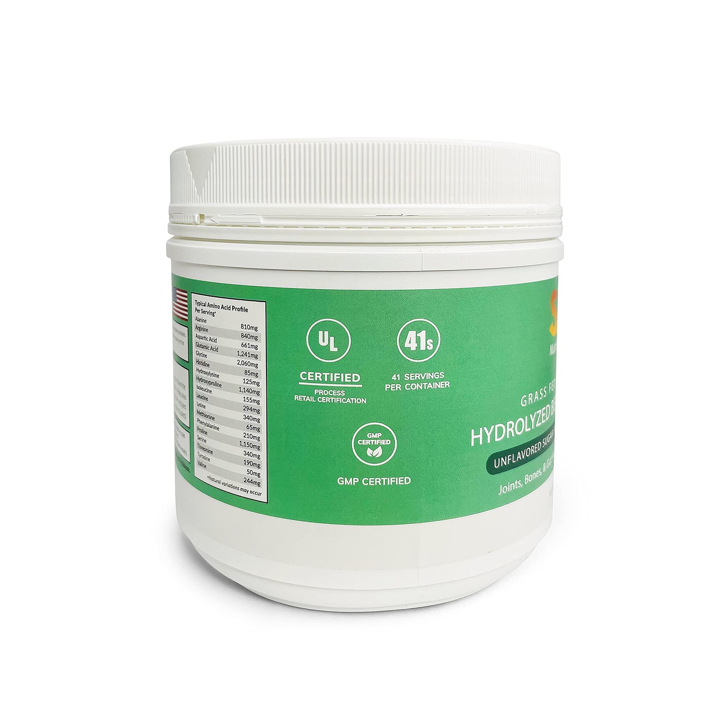 SASZ Hydrolyzed Bovine Collagen Peptides Powder 16