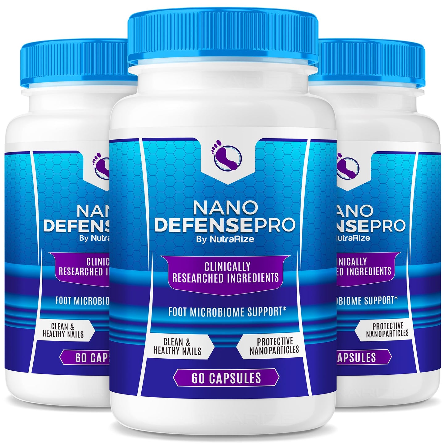 NutraRize Nano Defense Pro Advanced Nail Support Capsules, 180 Capsules