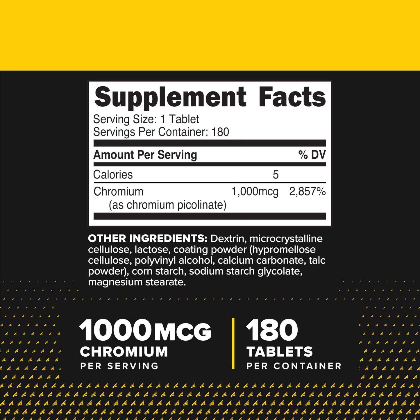 Primaforce Chromium Picolinate 1000mcg Tablet, 180 Tablets