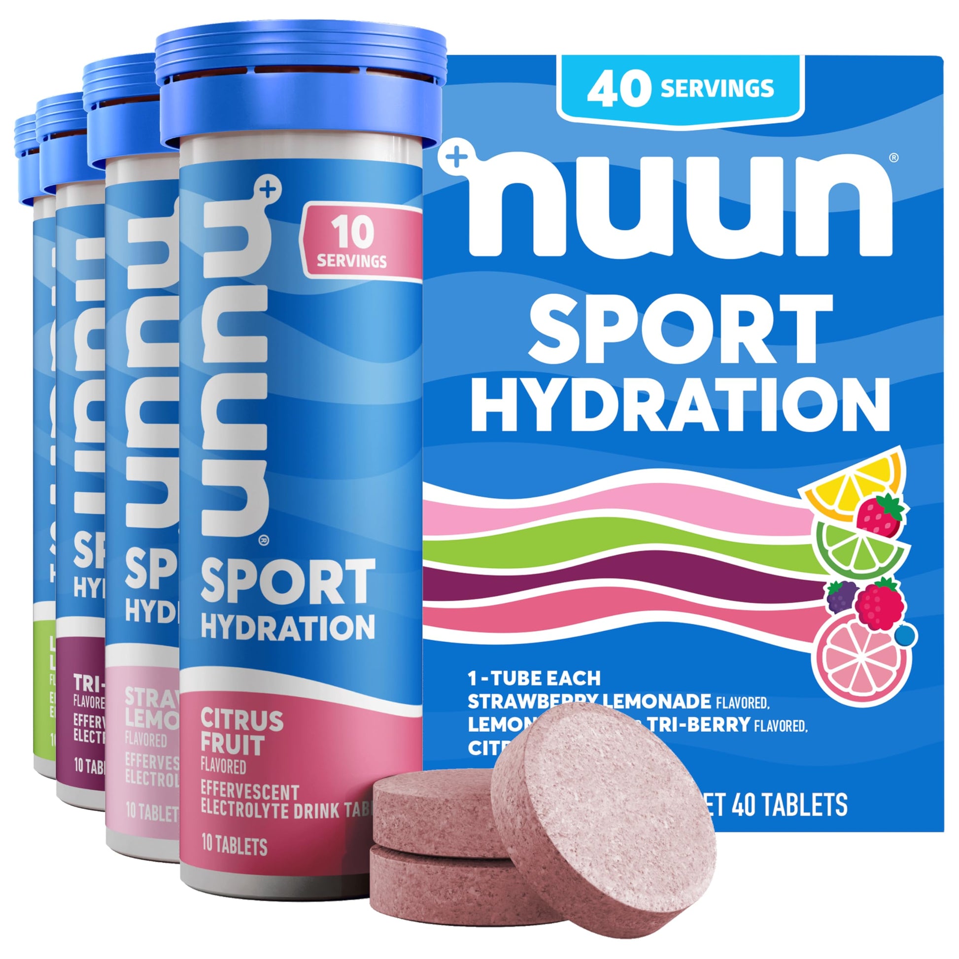 Nuun Sport Electrolyte Tablets Tablet 40 Count