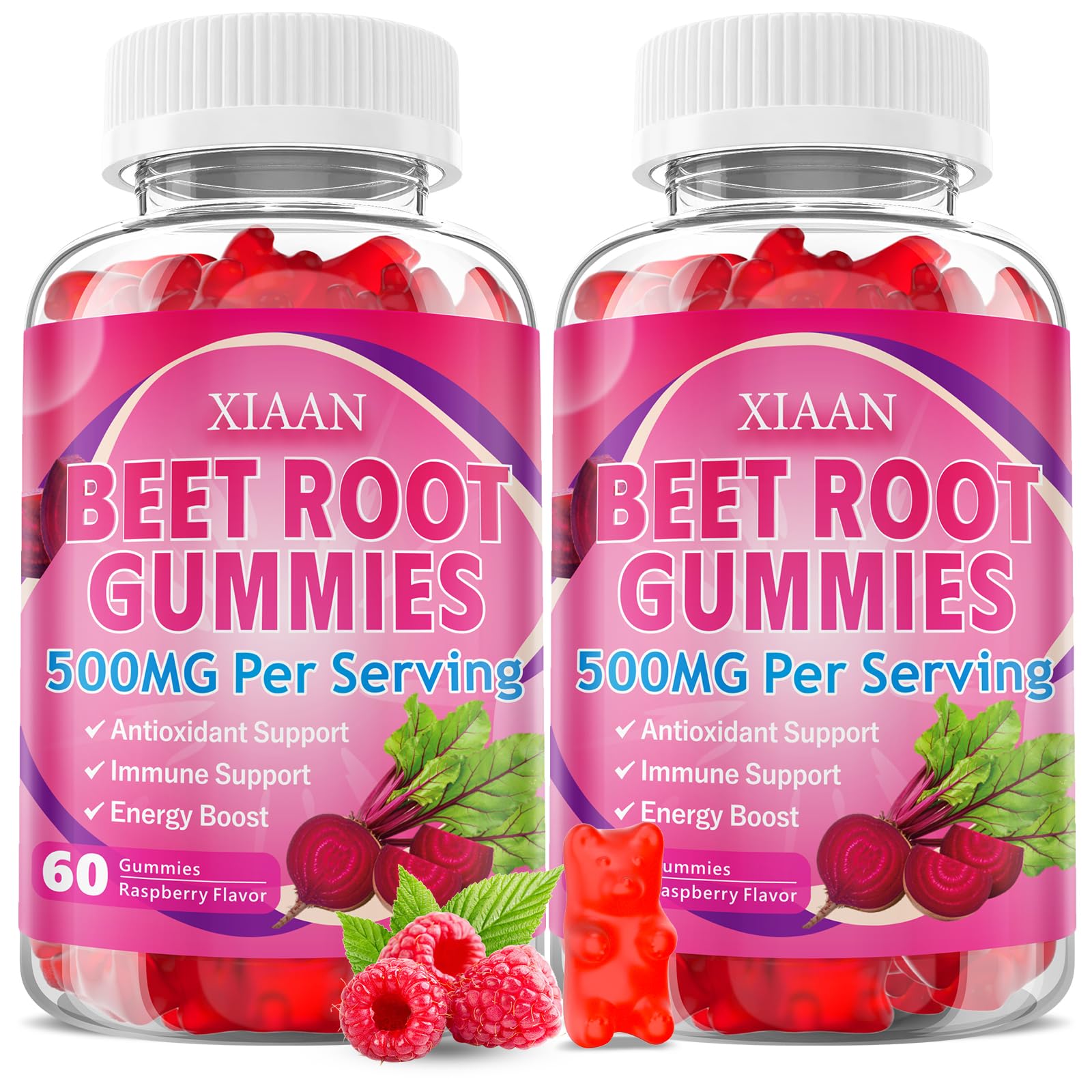 XIAAN Beet Root Gummies Gummy 120 Count