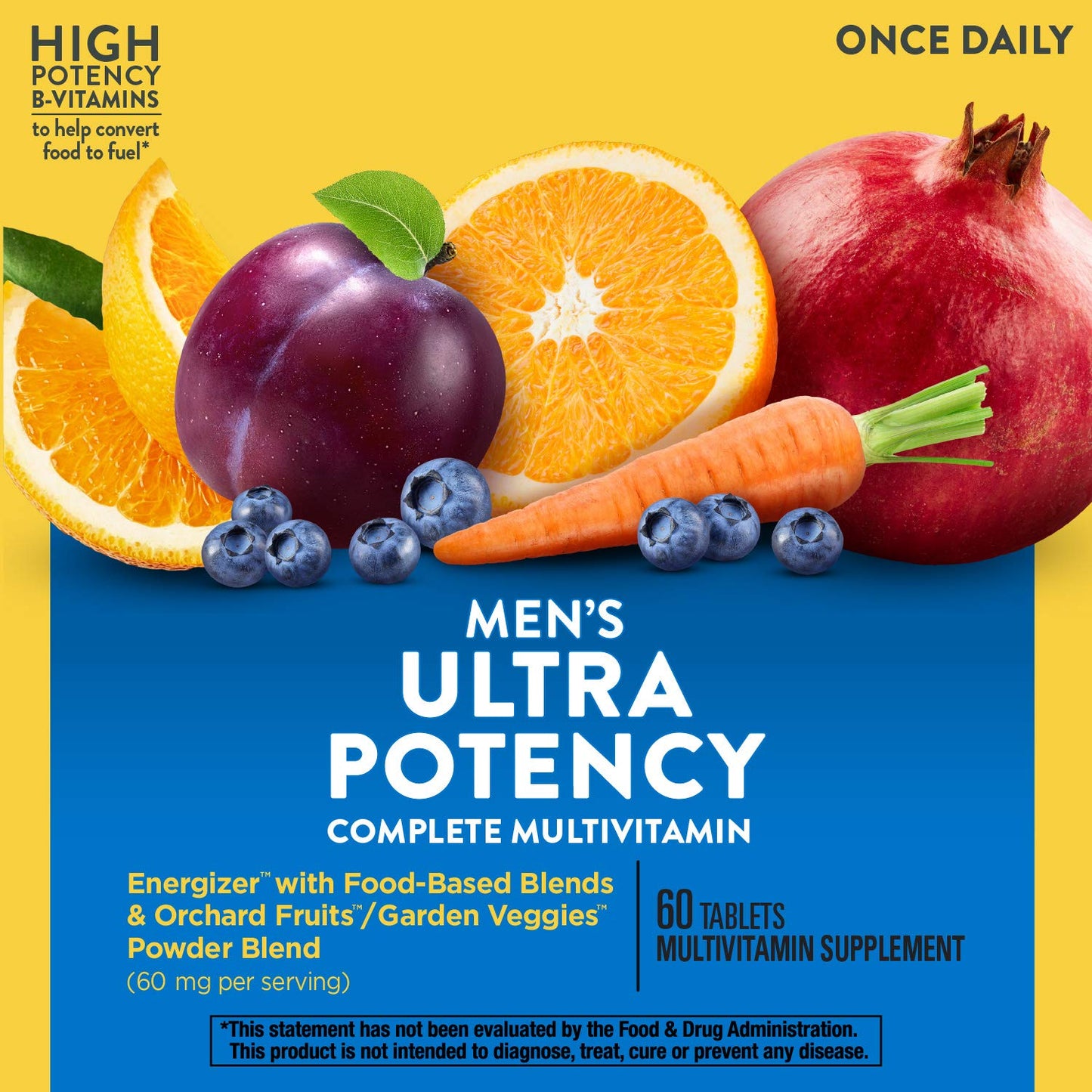 Nature's Way Alive Once Daily Men's Multi Ultra Potency Tablet, 60 Count