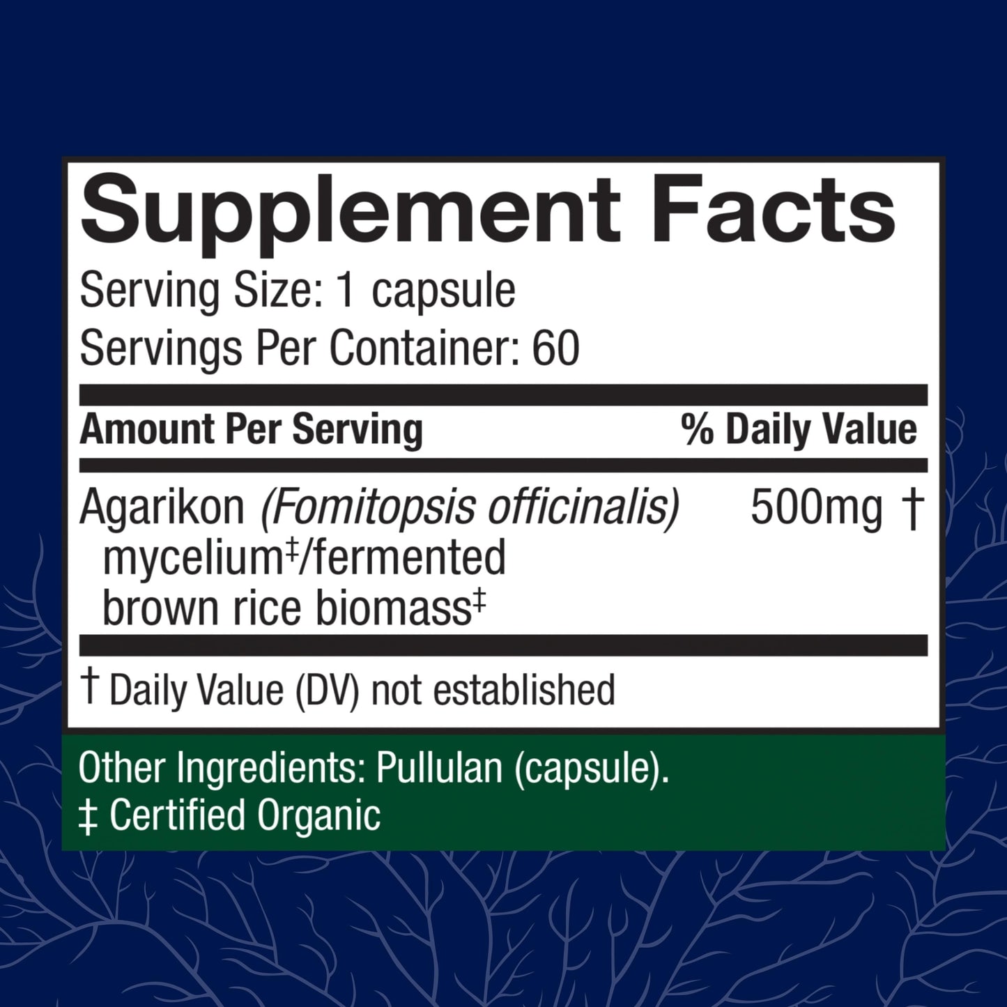 Host Defense Agarikon Capsules 60 Count