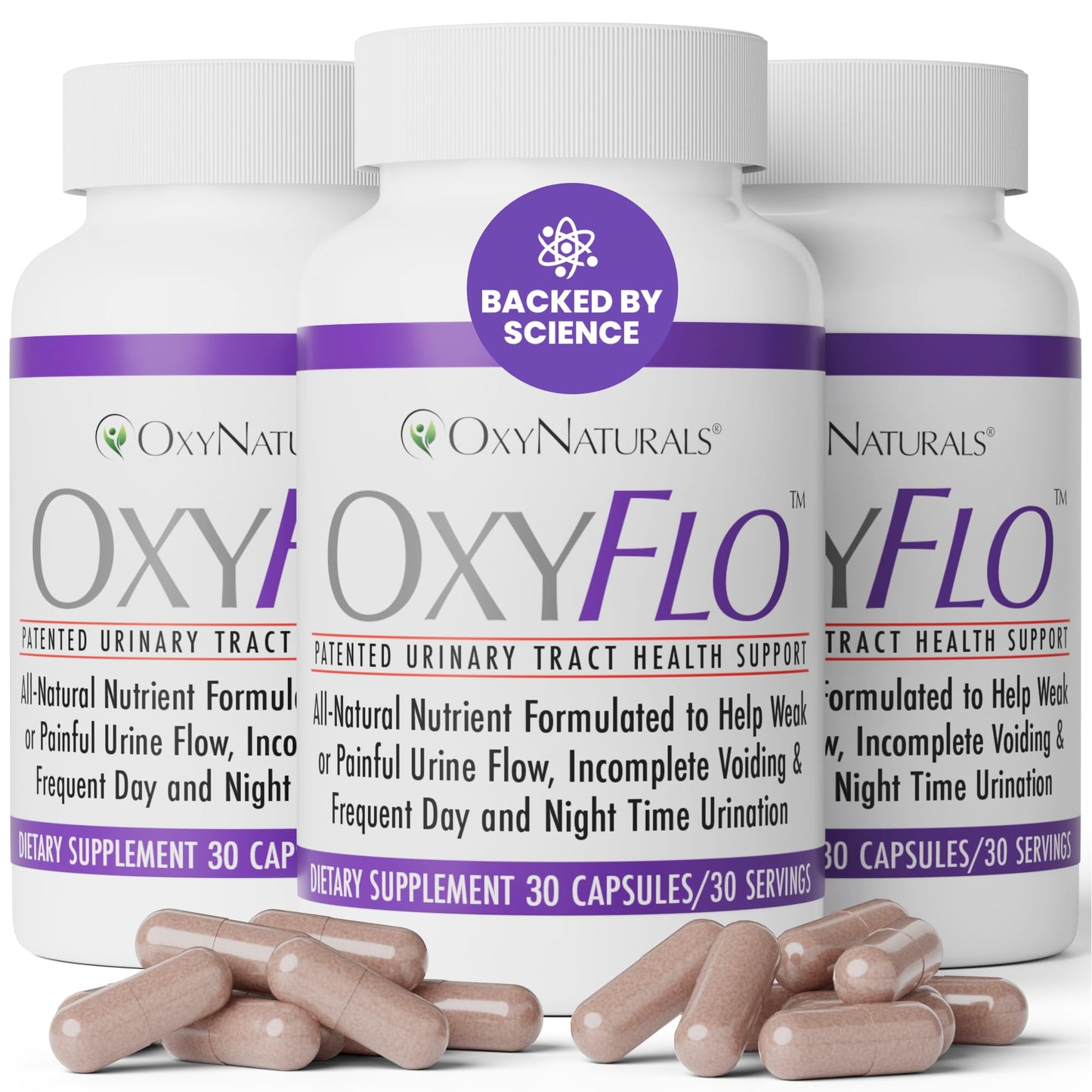 OxyNaturals OxyFlo Bladder Control Supplement Capsule 90 Count