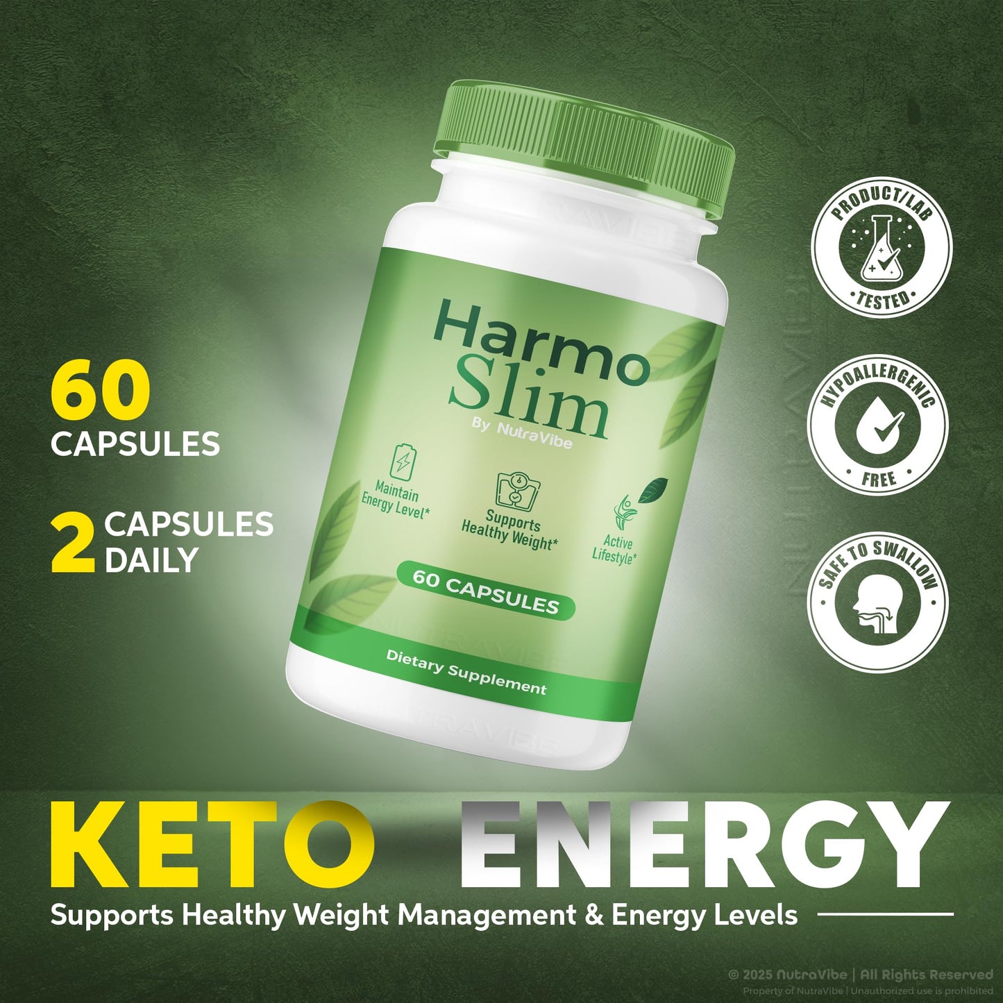 NutraVibe HarmoSlim Capsule 300 Capsules