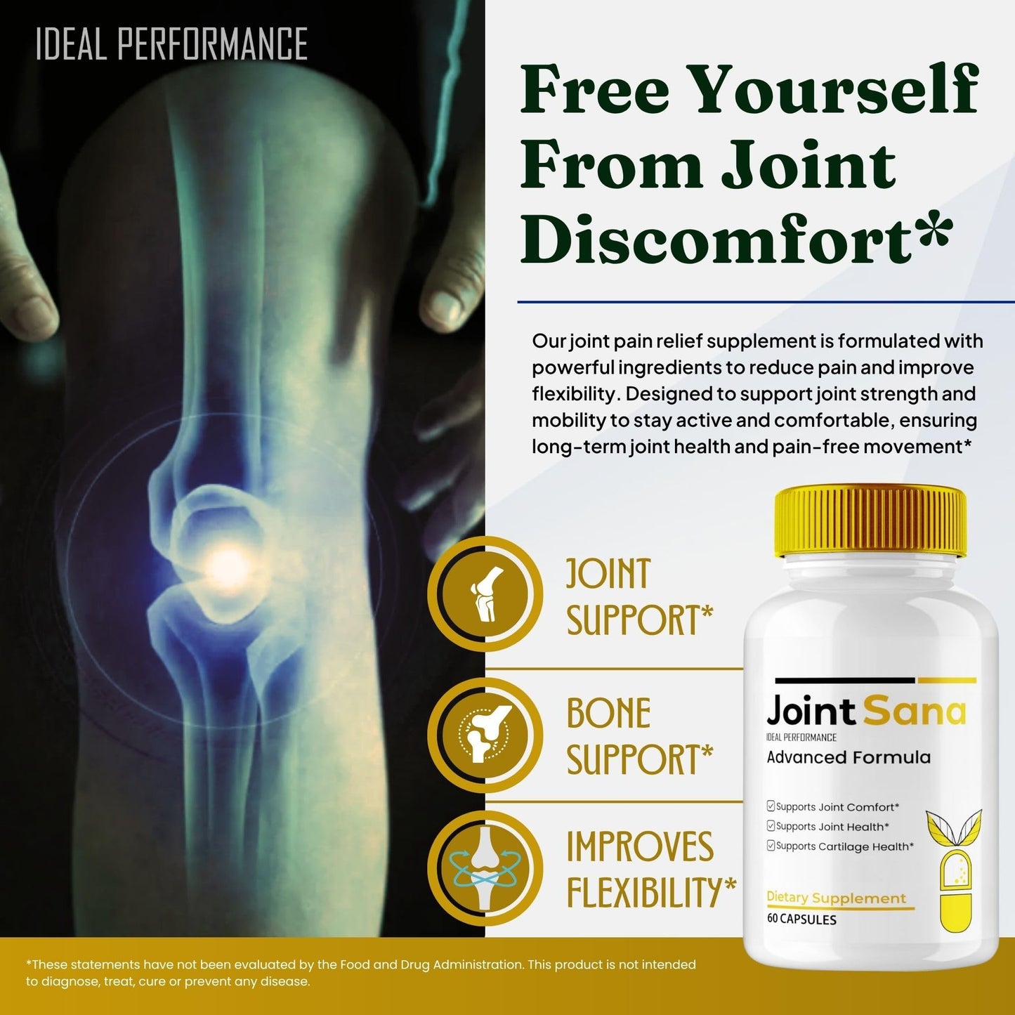 IDEAL PERFORMANCE Joint Sana Capsules 120 Capsules