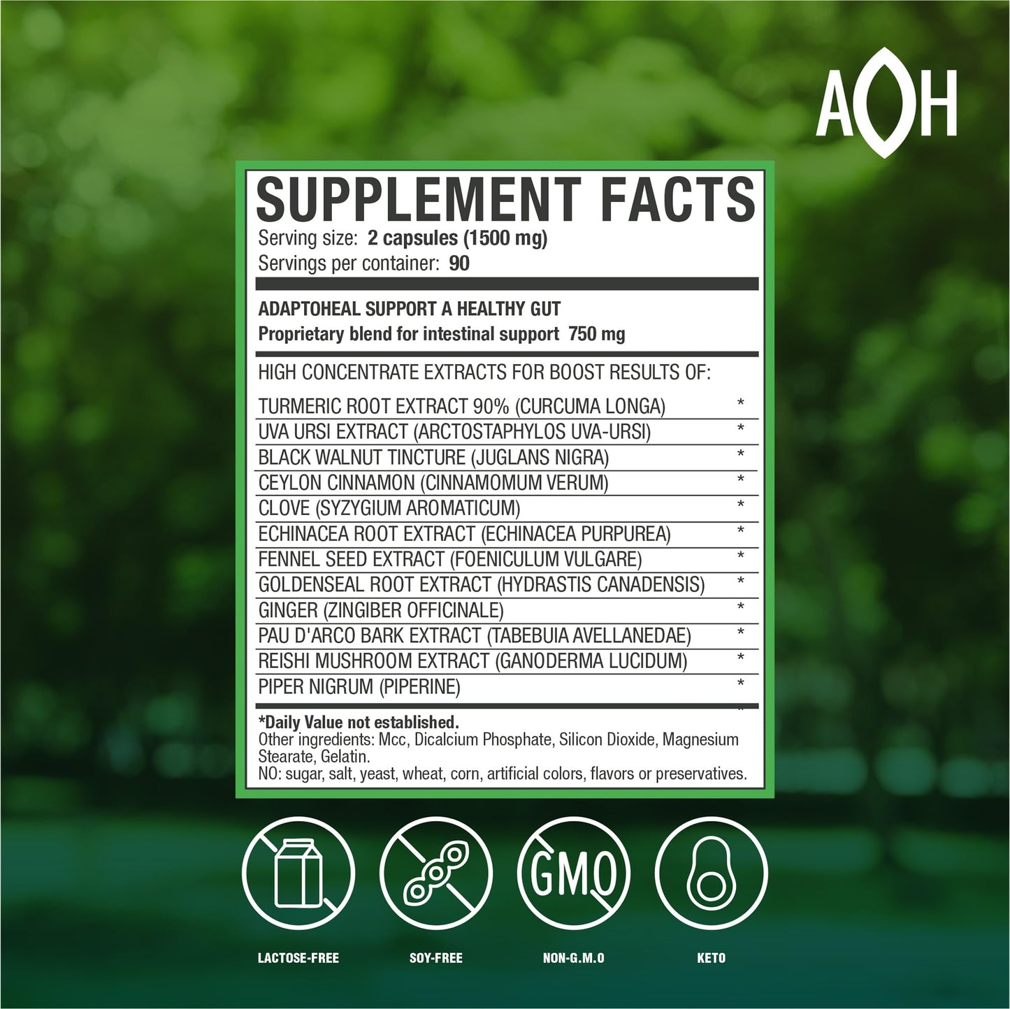 ADAPTOHEAL Intestinal Support 180 Capsules