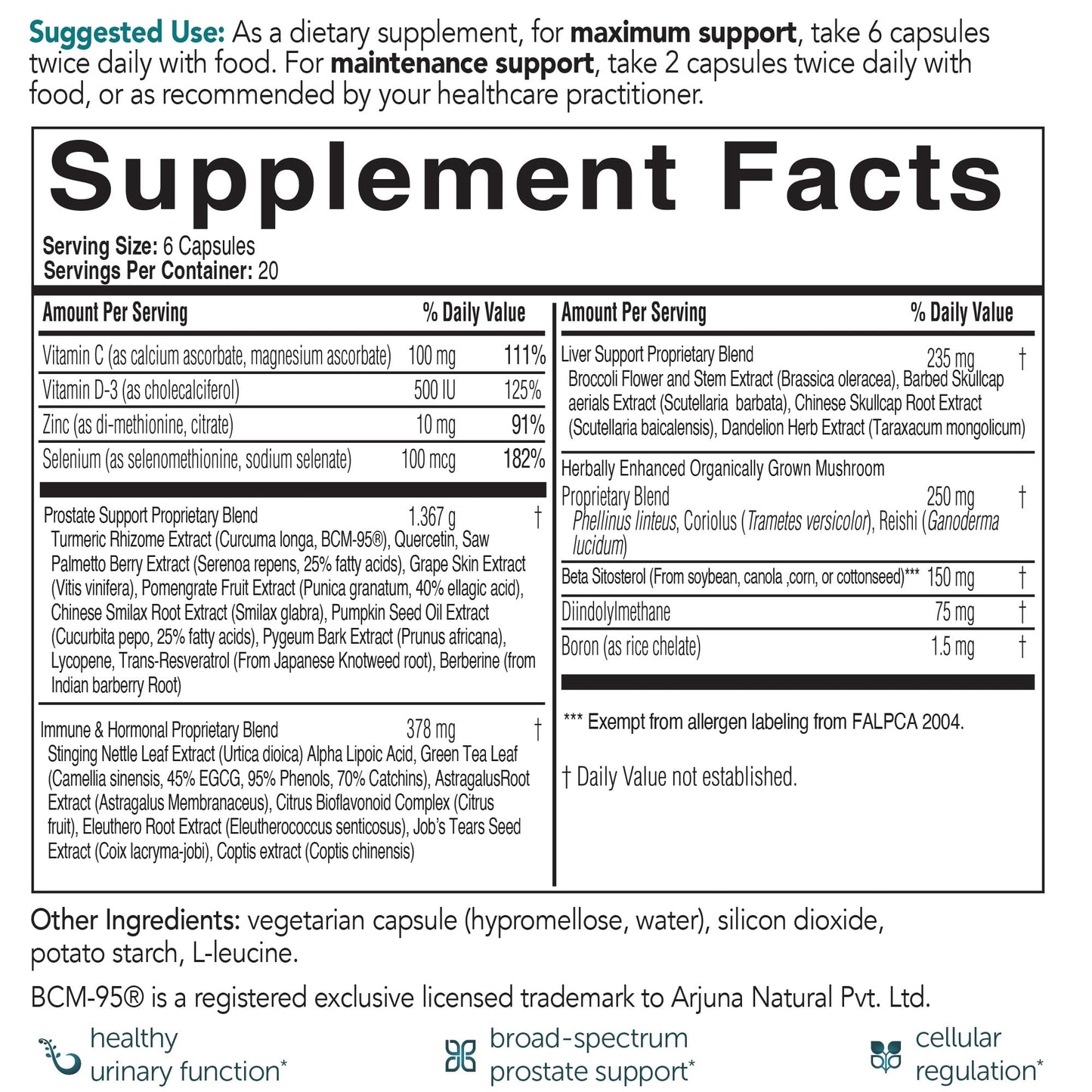 EcoNugenics ProstaCaid Prostate Health Supplement 120 Capsules
