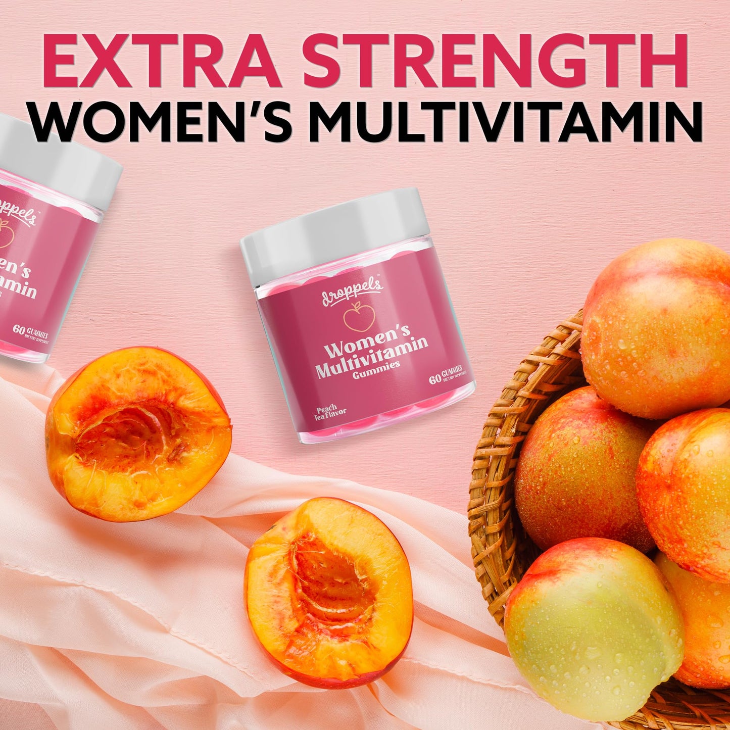 Droppels Women's Multivitamin Gummies, 60 Count