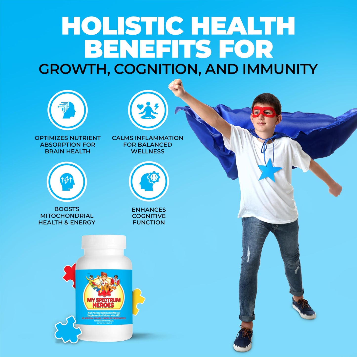 My Spectrum Heroes Children's Multivitamin Supplement Capsule 150