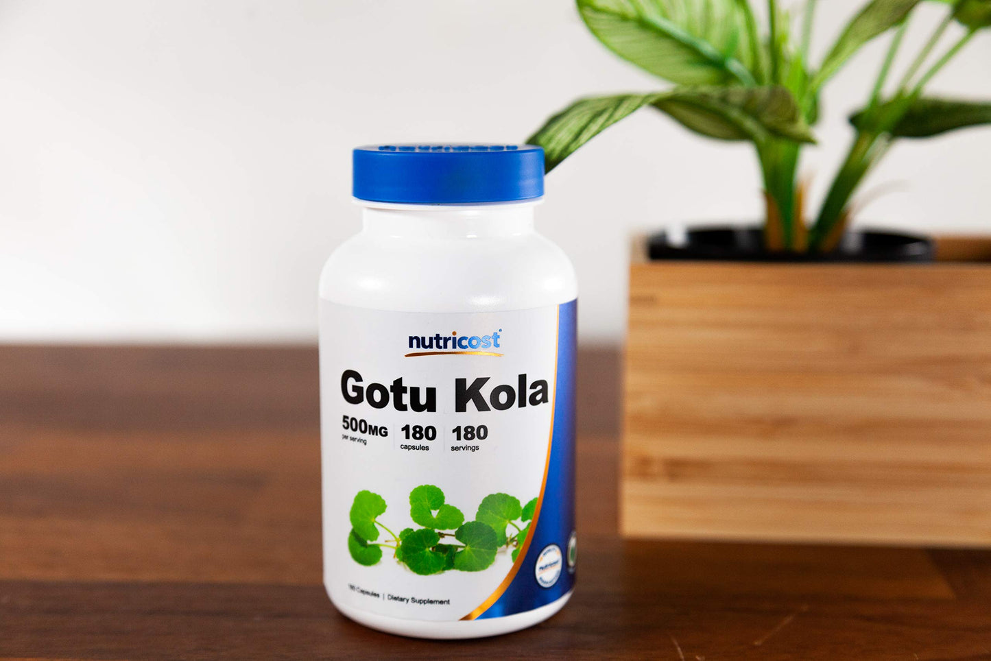 Nutricost Gotu Kola 500mg Capsules, 180 Count