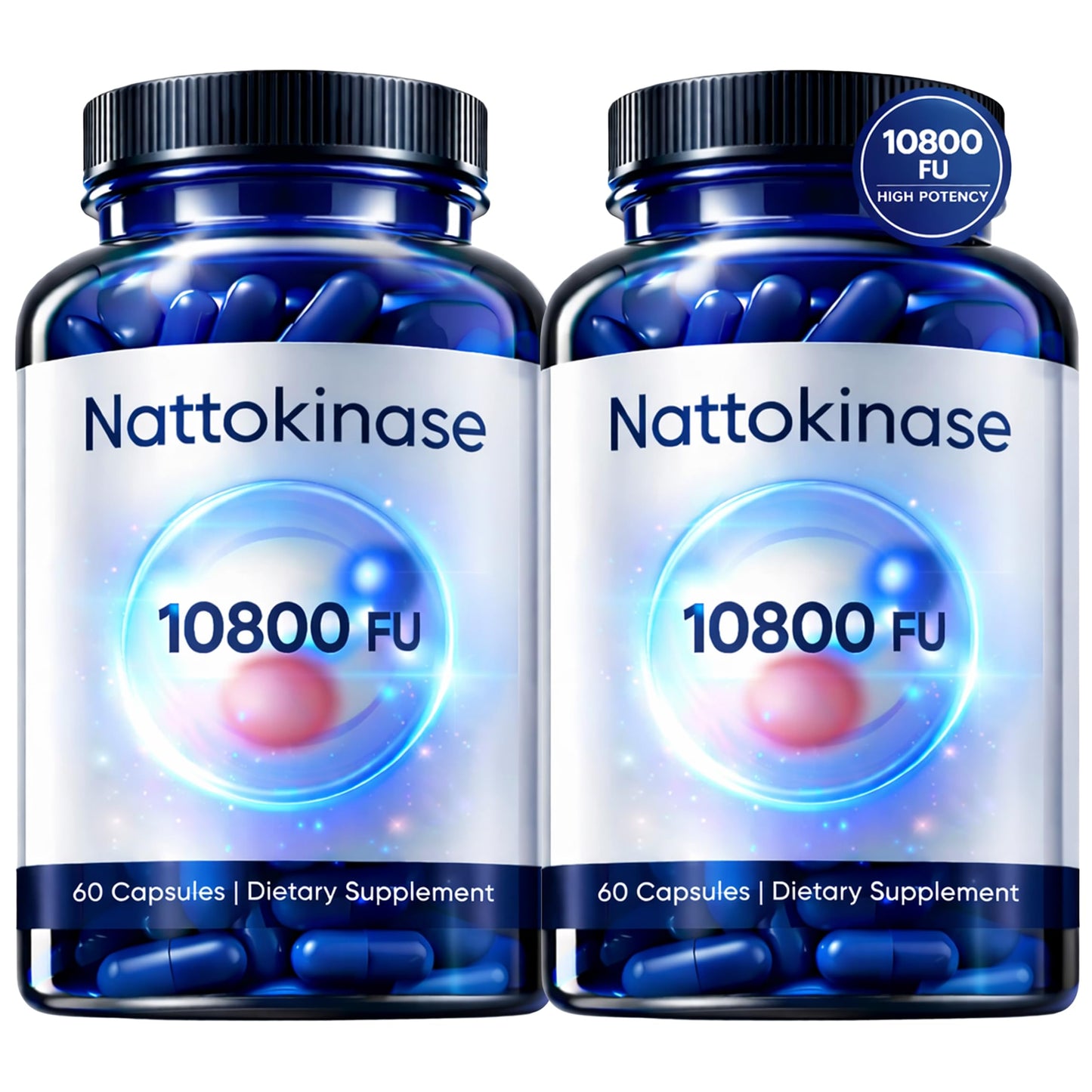 Art anime Ultimate Nattokinase Capsules Nattokinase Supplement 10800 FU Per Serving Daily Wellness Support, Vegan Gluten Free, 60 Capsules