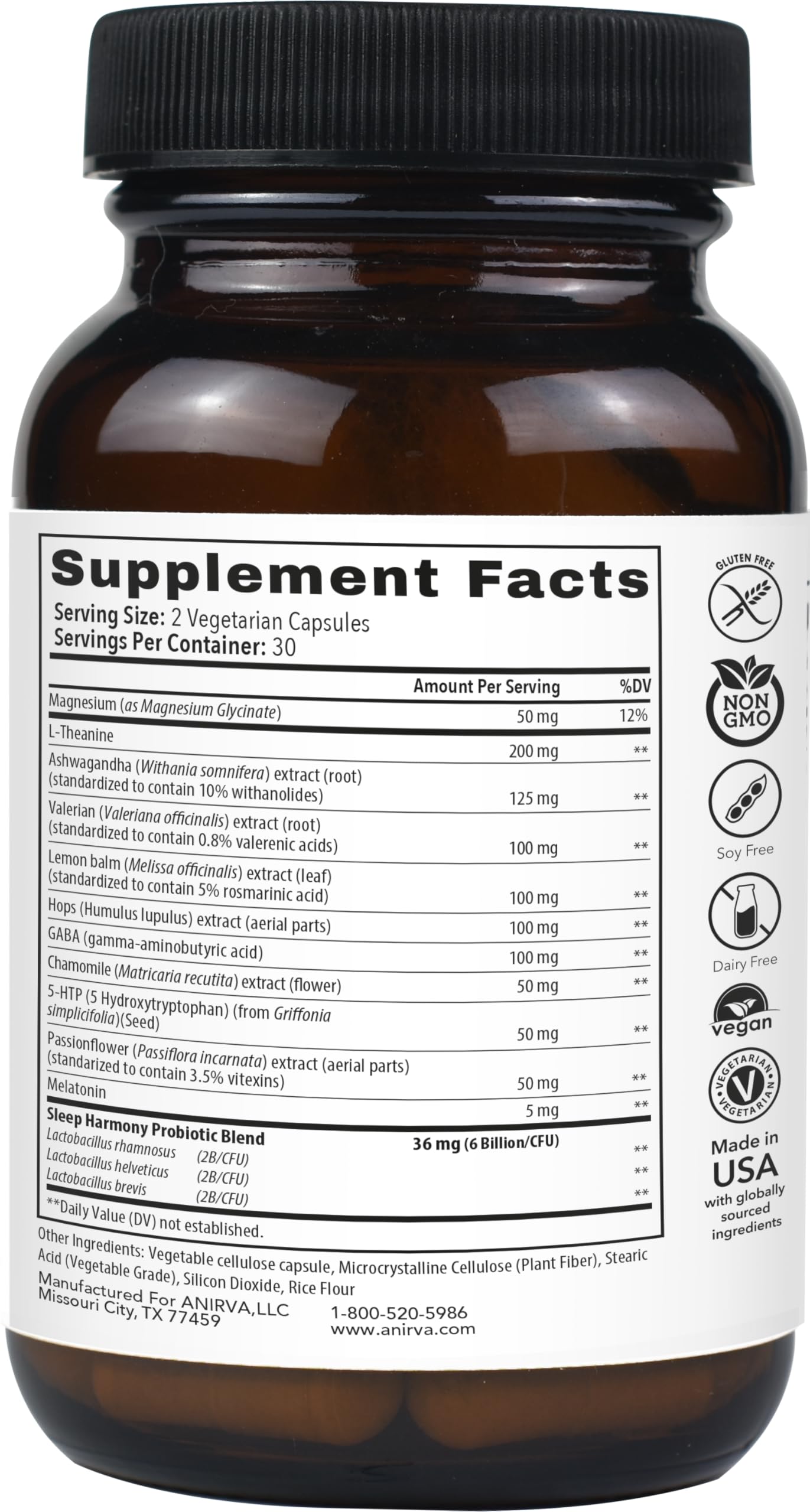 ANIRVA Sleep Harmony Capsule 60 Count