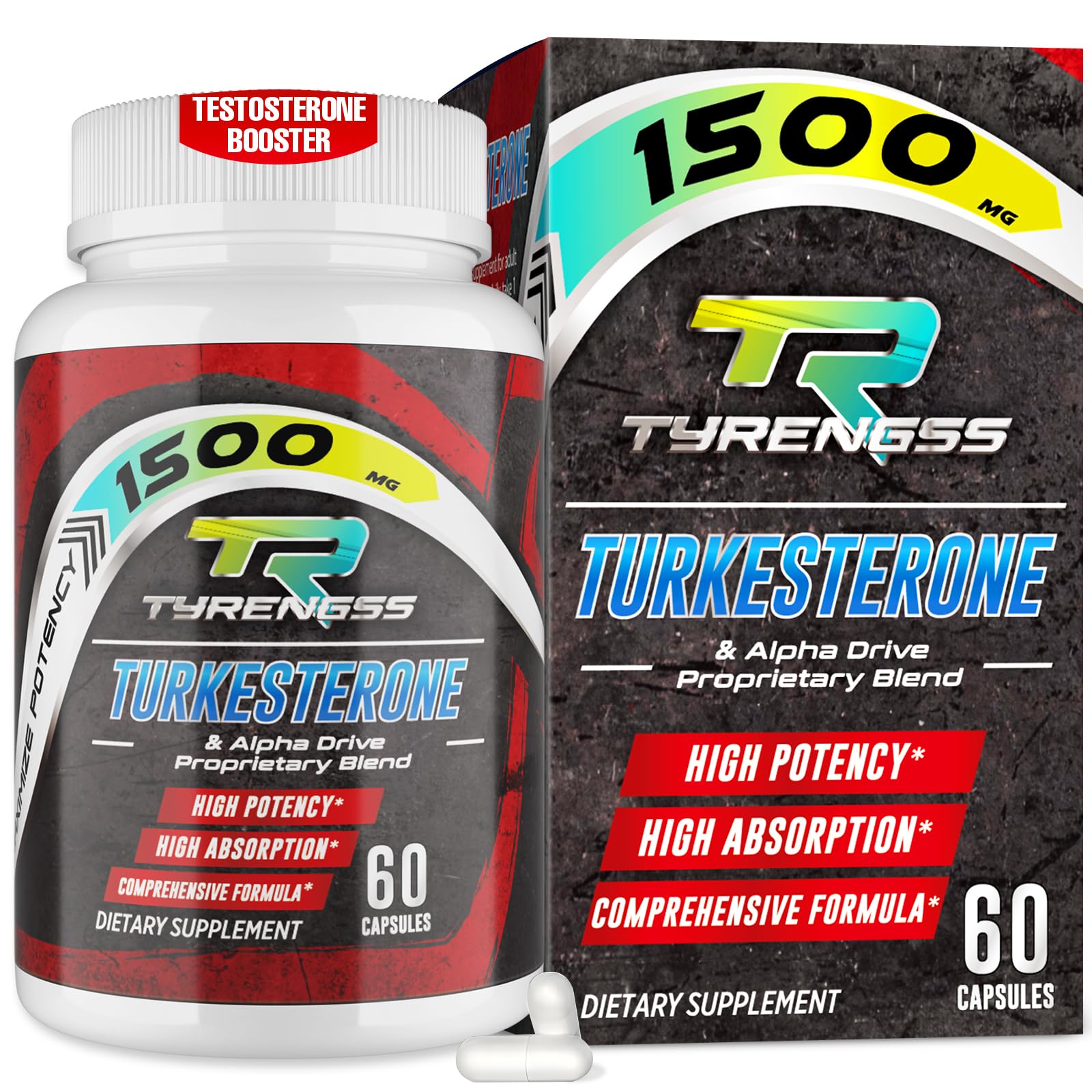 TyRengss Testosterone Booster for Men Capsule 60 Count