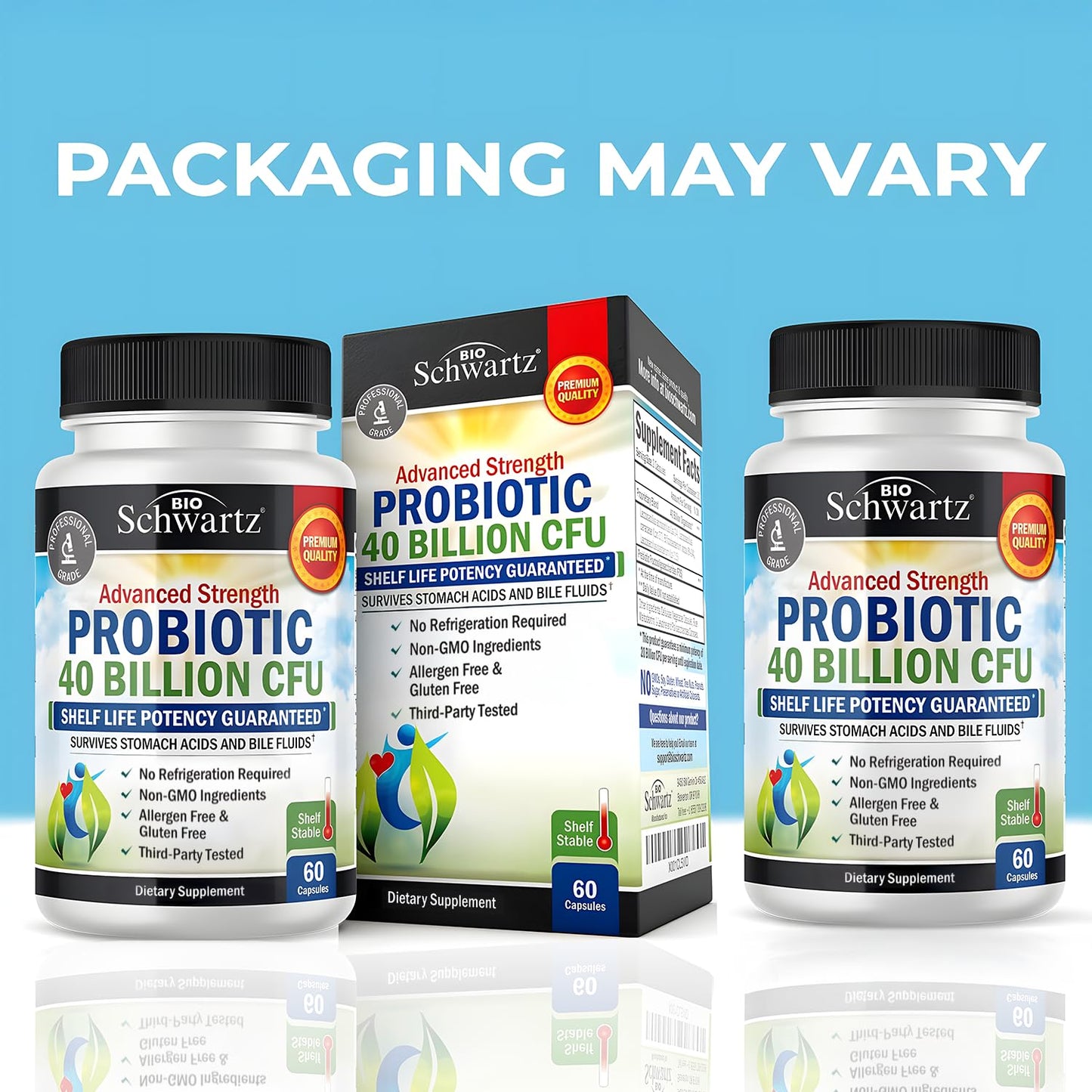 BioSchwartz Daily Probiotic Nutritional Supplement Capsule 60 Count