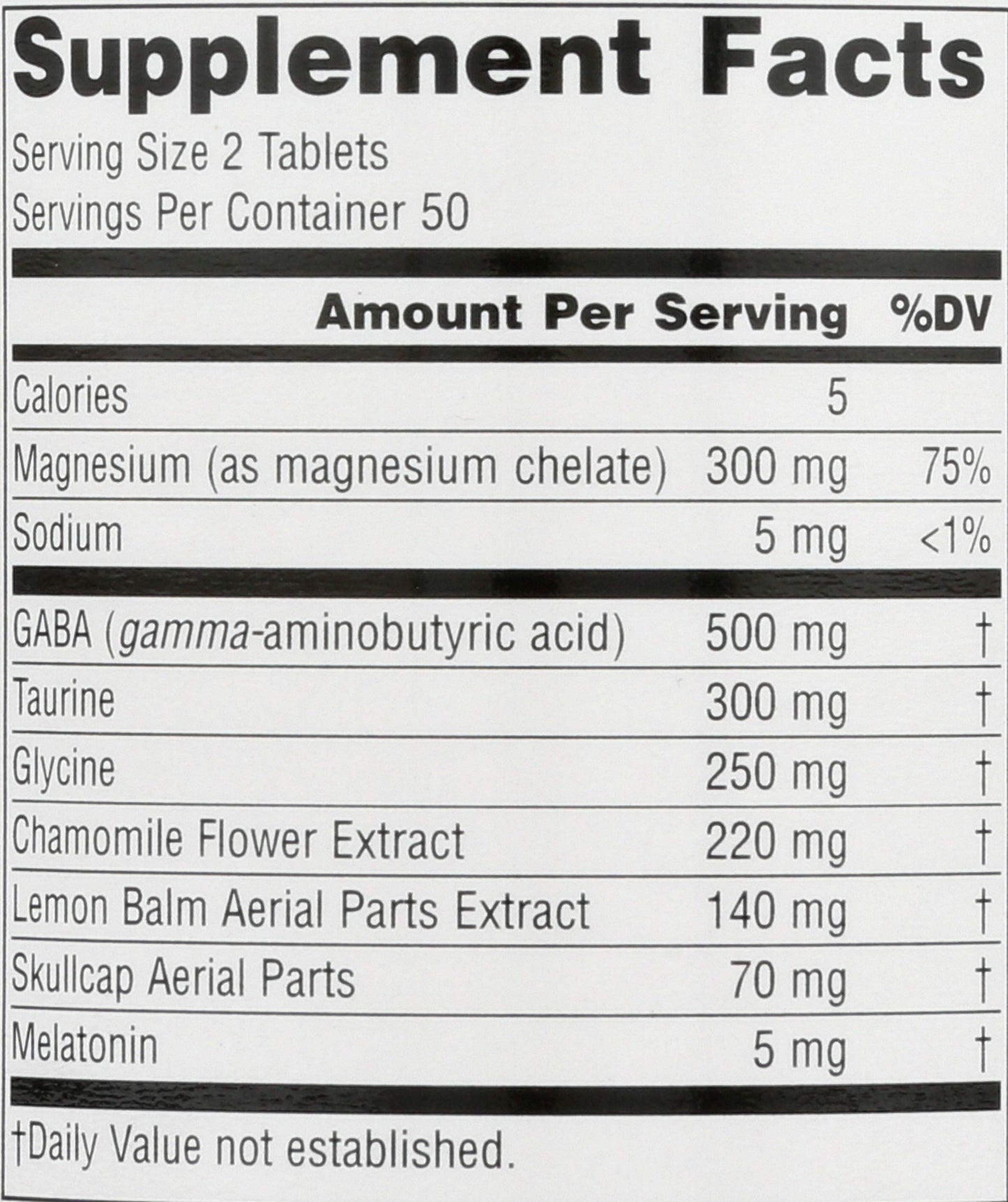 Source Naturals Night Rest with Melatonin 100 Tablets
