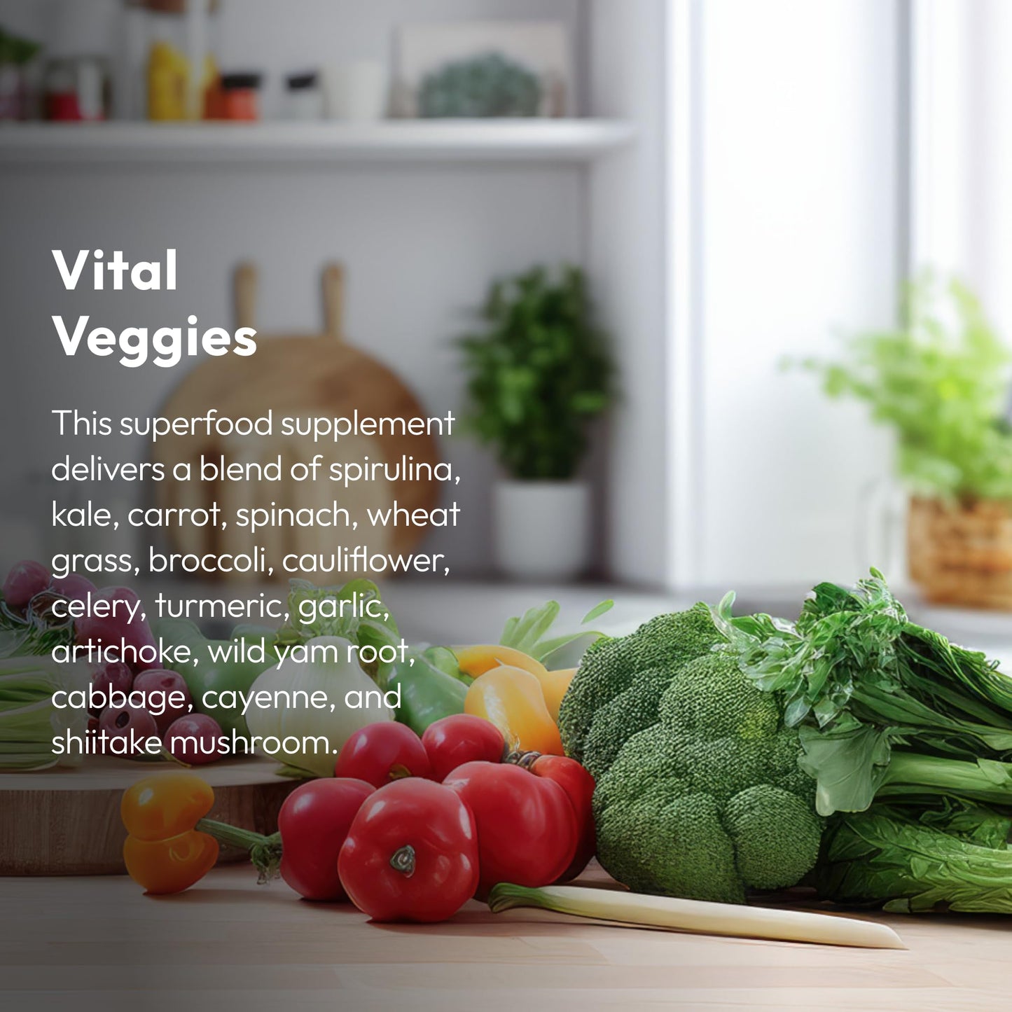 Justified Laboratories Superfoods Set - Vital Fruits & Vital Veggies Capsules, 180 Count