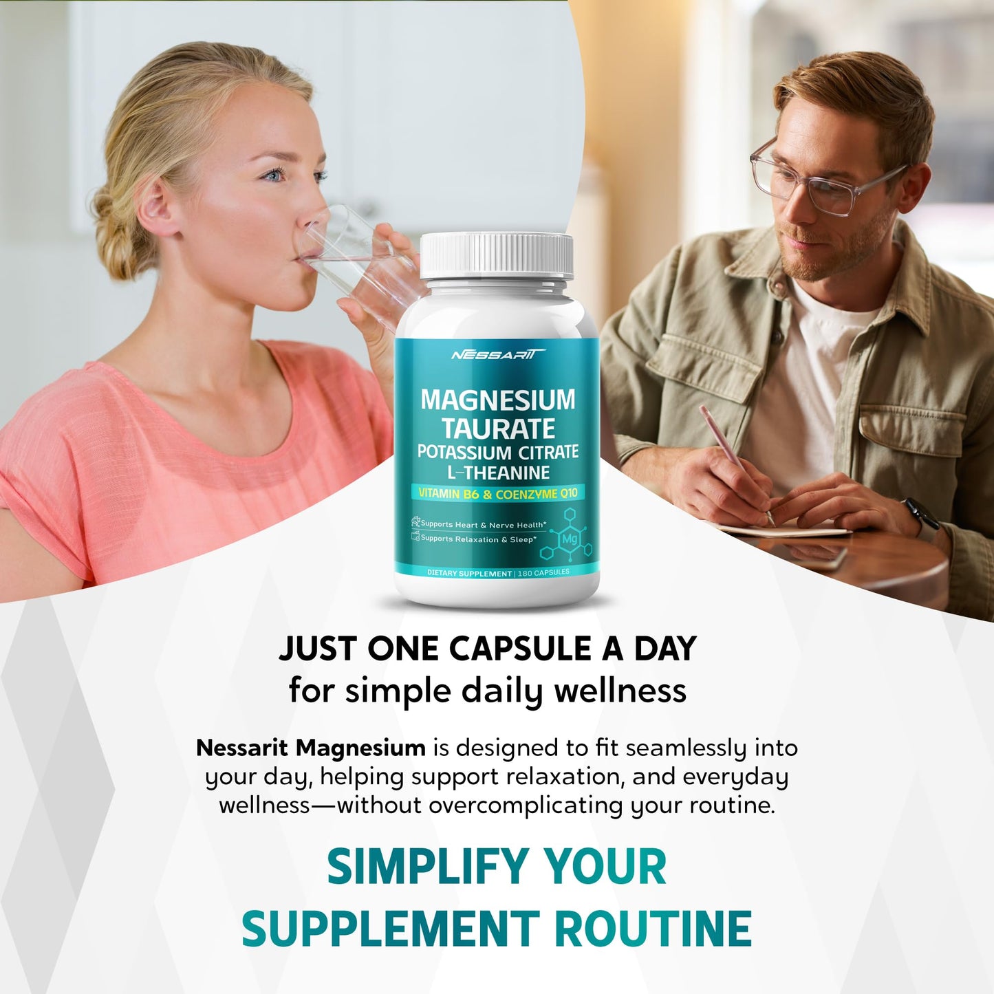 NESSARIT Magnesium Taurate Complex Capsules 180