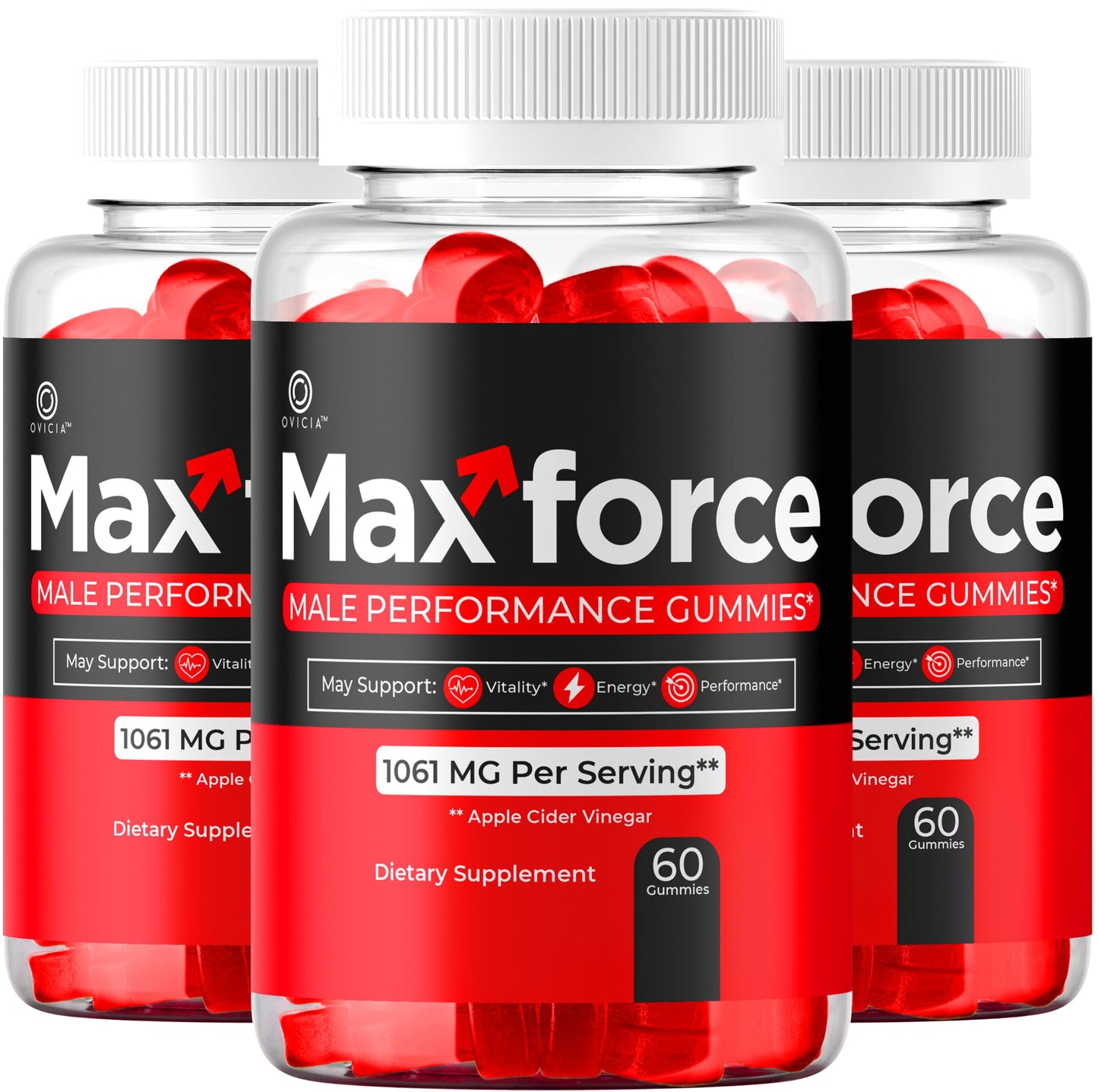 OVICIA Max Force Gummies 180 Gummies