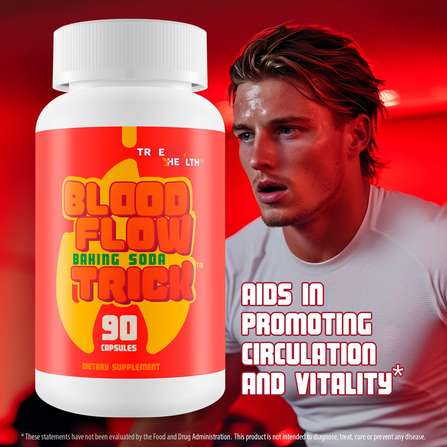 True You Health Blood Flow Pills Capsule 90 Count