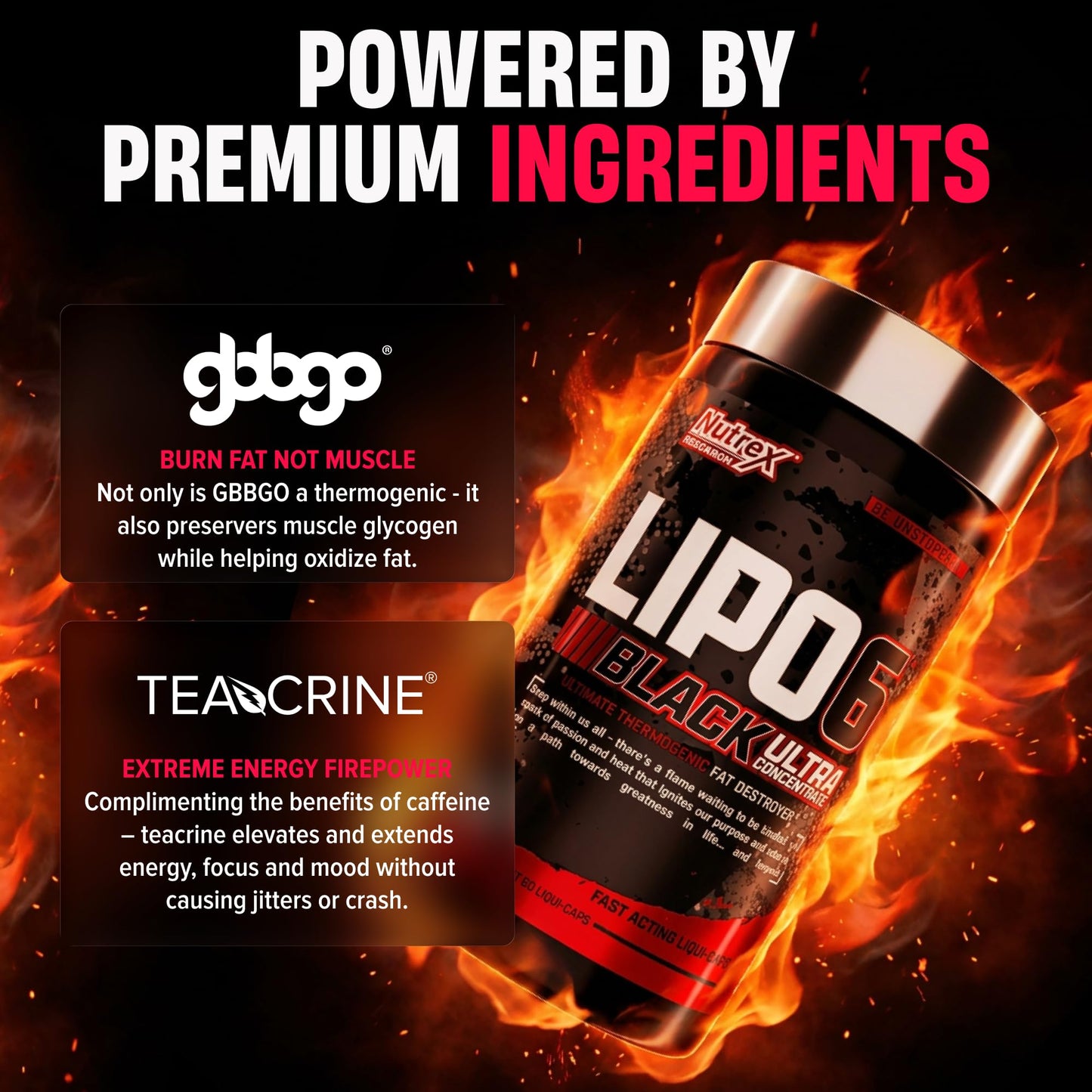 Nutrex Research Lipo-6 Black Ultra Concentrate Capsule, 60 Count