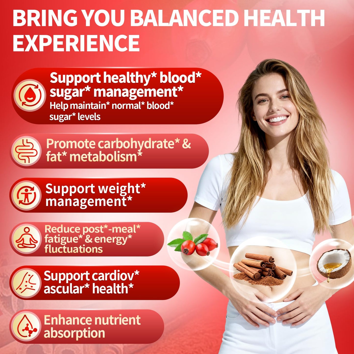 VivoNu Berberine with Ceylon Cinnamon Capsules, Berberine HCL 1200mg, Ceylon Cinnamon 250mg, 10:1 Concentrated Extract for Liposomal Formula, Supports Immune and Digestive Health, 3 Bottles
