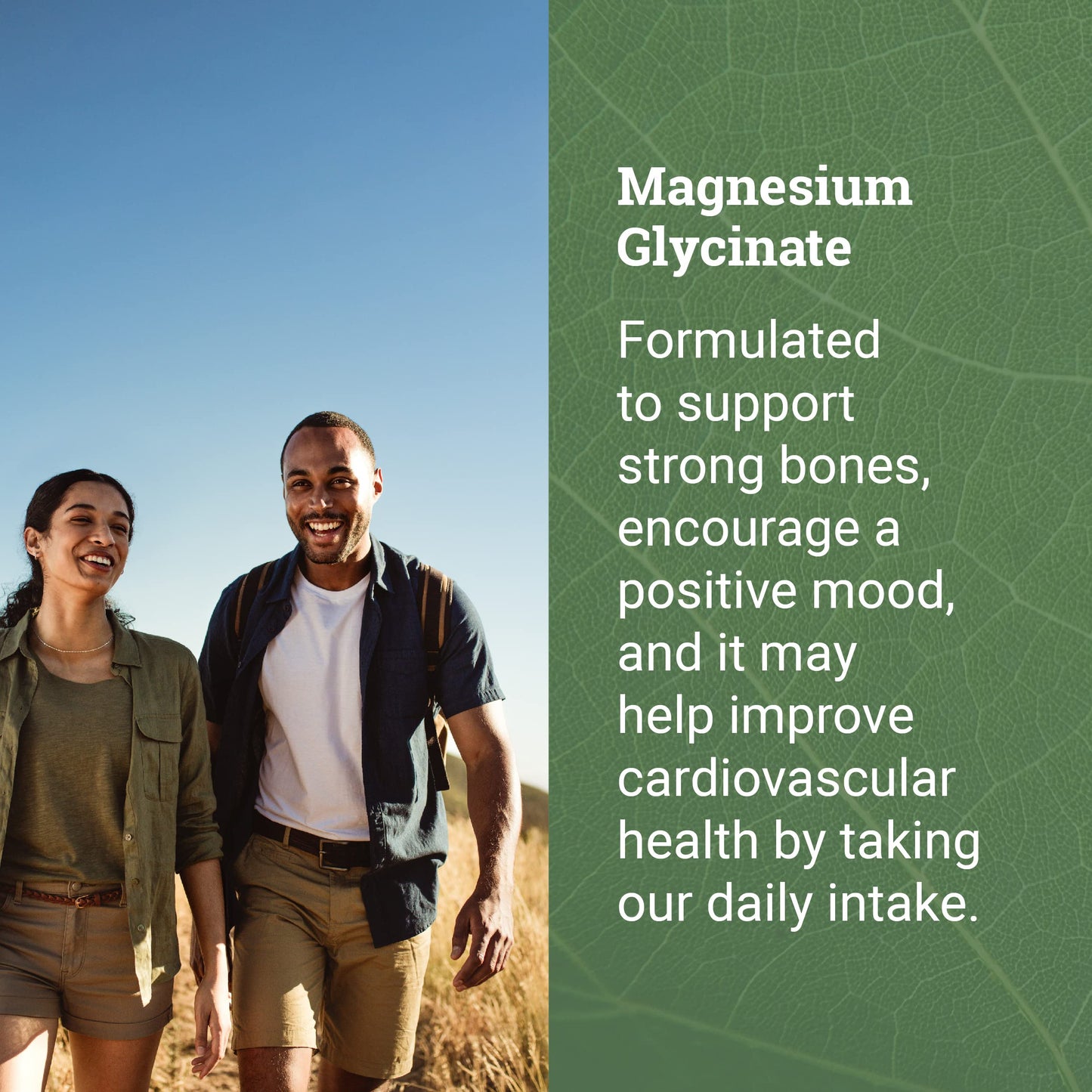 Earth Harmony Chelated Magnesium Glycinate 500mg Capsule, 120 Capsules