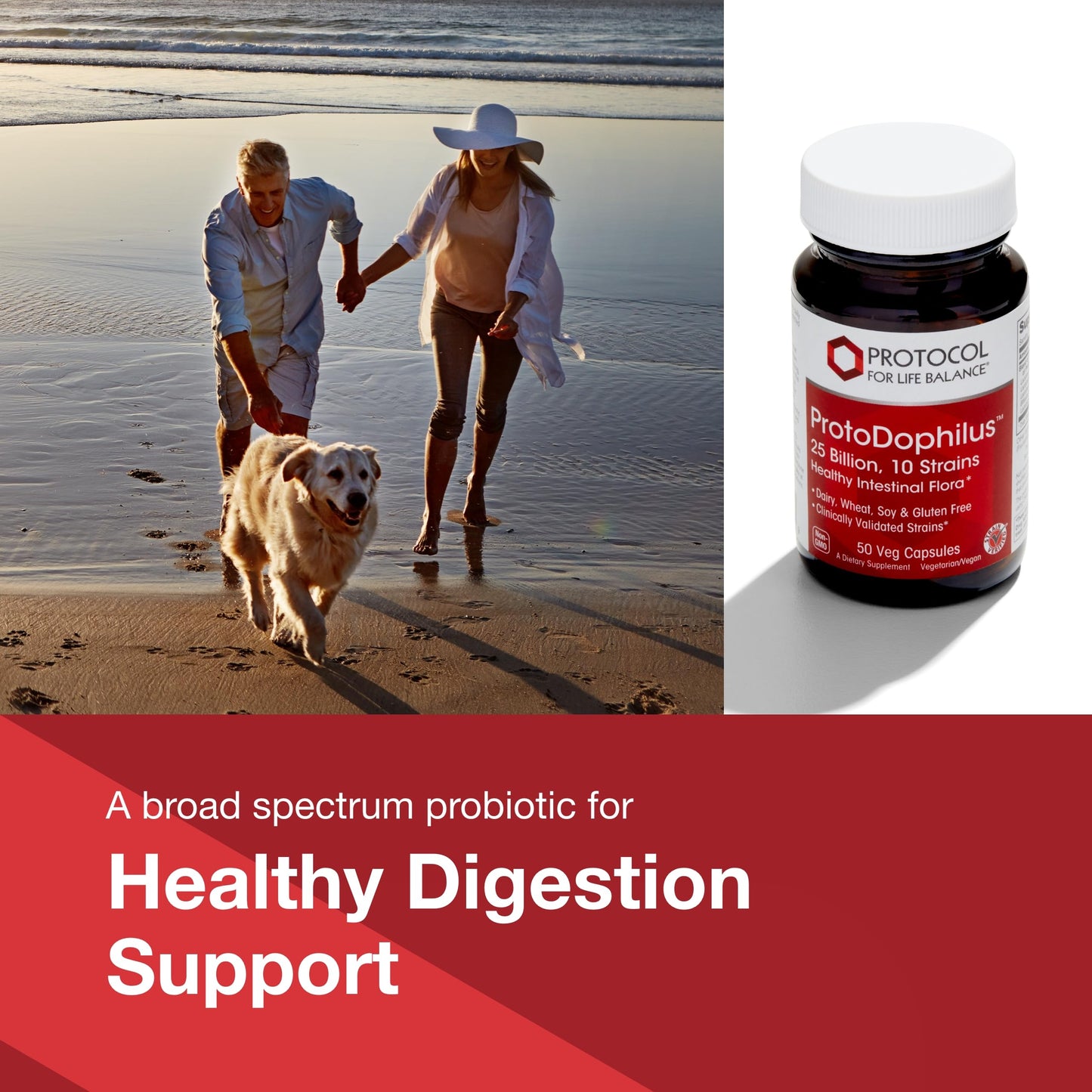 Protocol for Life Balance Proto Dophilus 25 Billion 10 Strains Capsule 50 Capsules