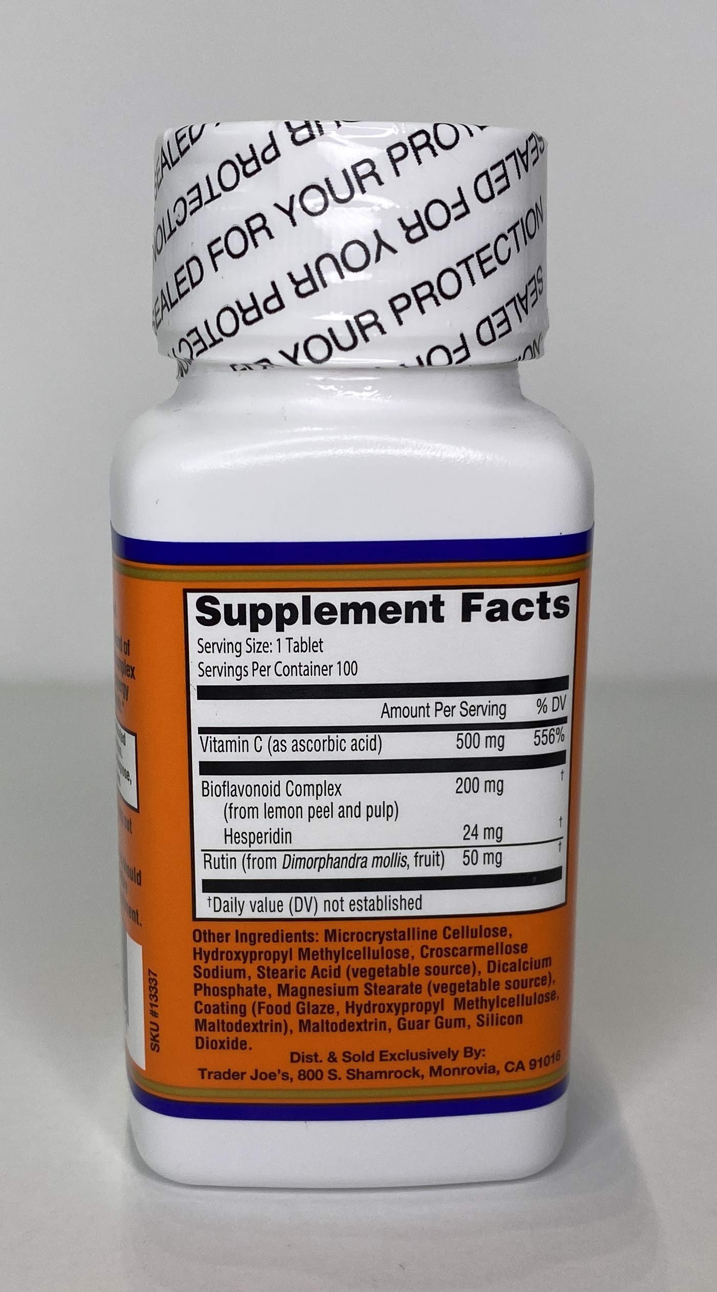 TJ's Vitamin C Complex Tablets 100
