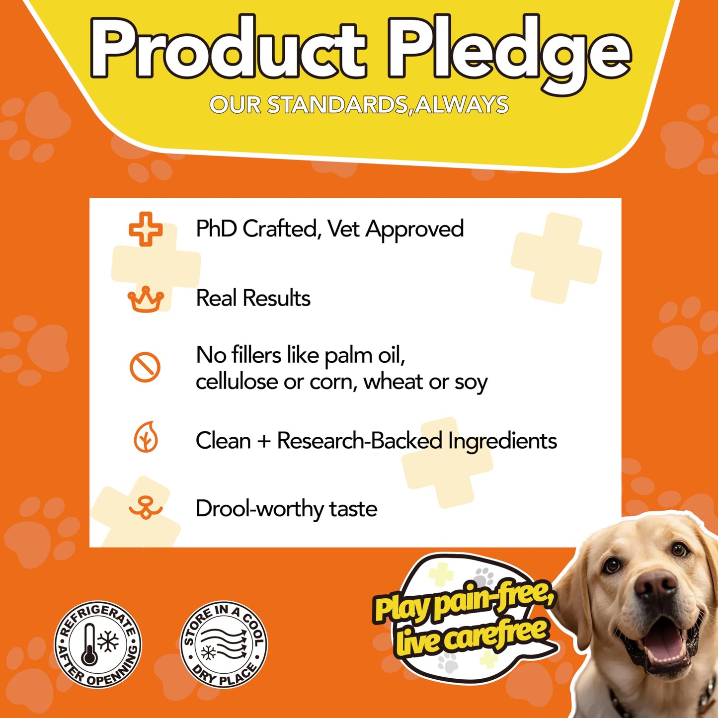 MEGNETA Hip and Joint Supplement for Dogs Chewable, 90 Chews