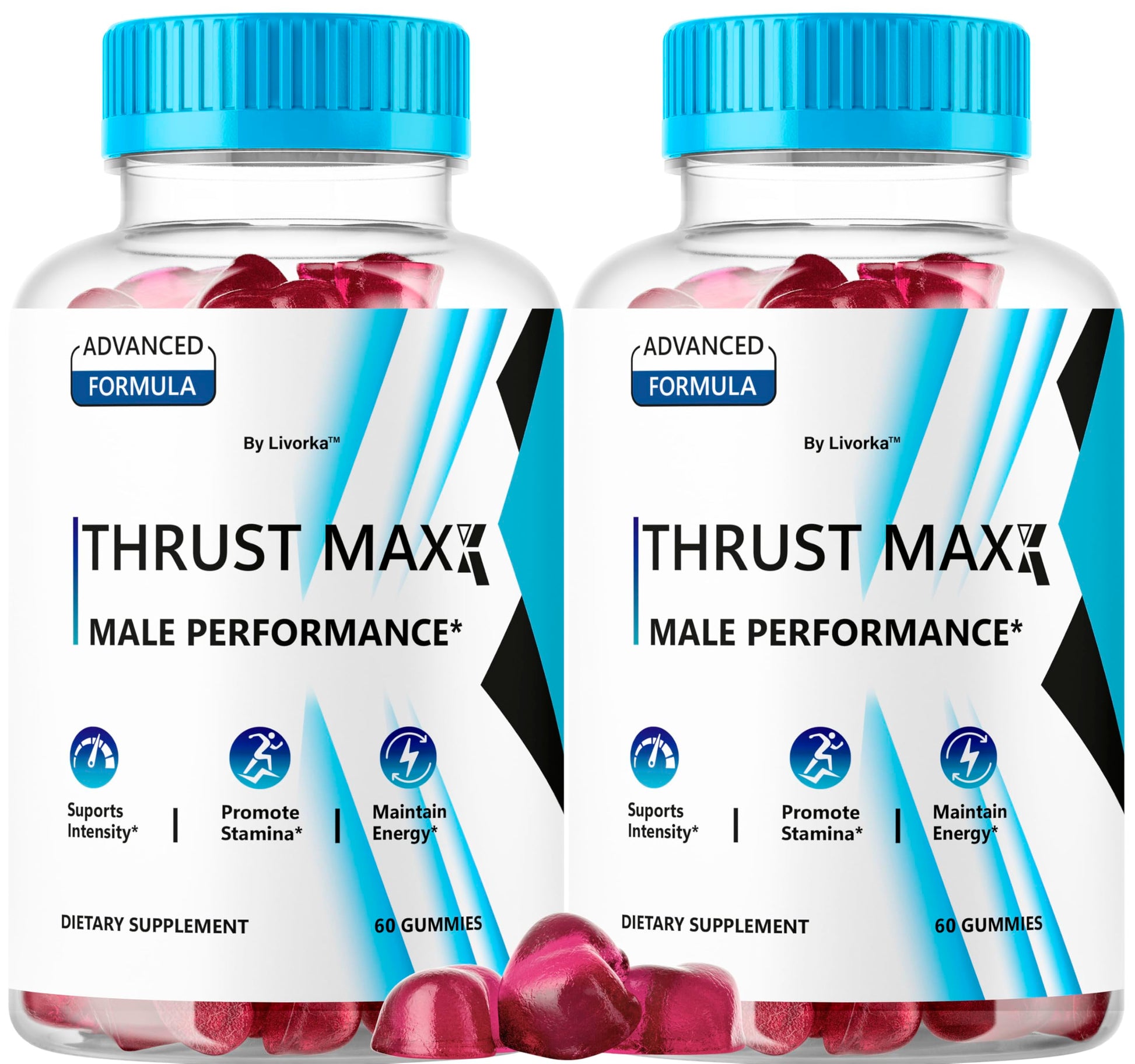 LIVORKA Thrust Maxx Gummies 120 Gummies