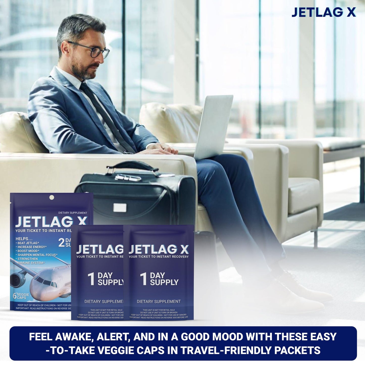 Rock Solid Jetlag X Capsule 6 Count