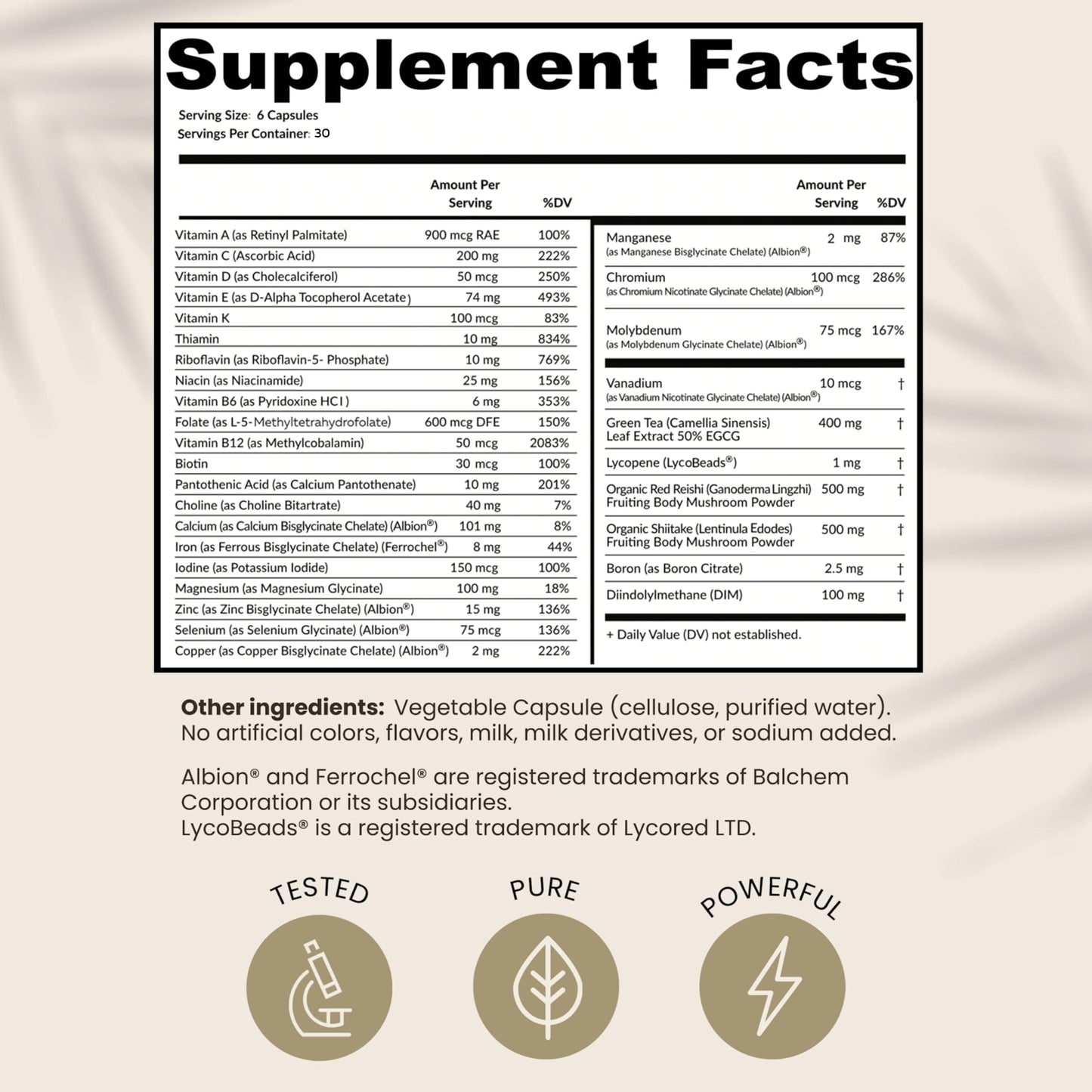 HPD Rx ONE Physician Formulated Immune Support Supplement Capsules 360