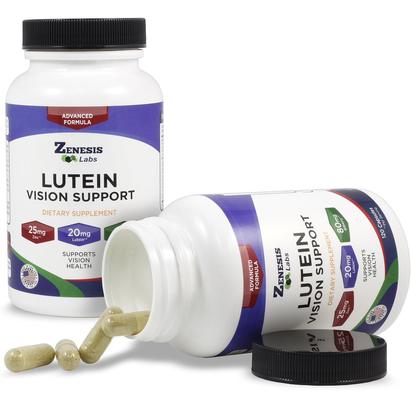 Zenesis Labs Lutein Vision Support 360 Capsules