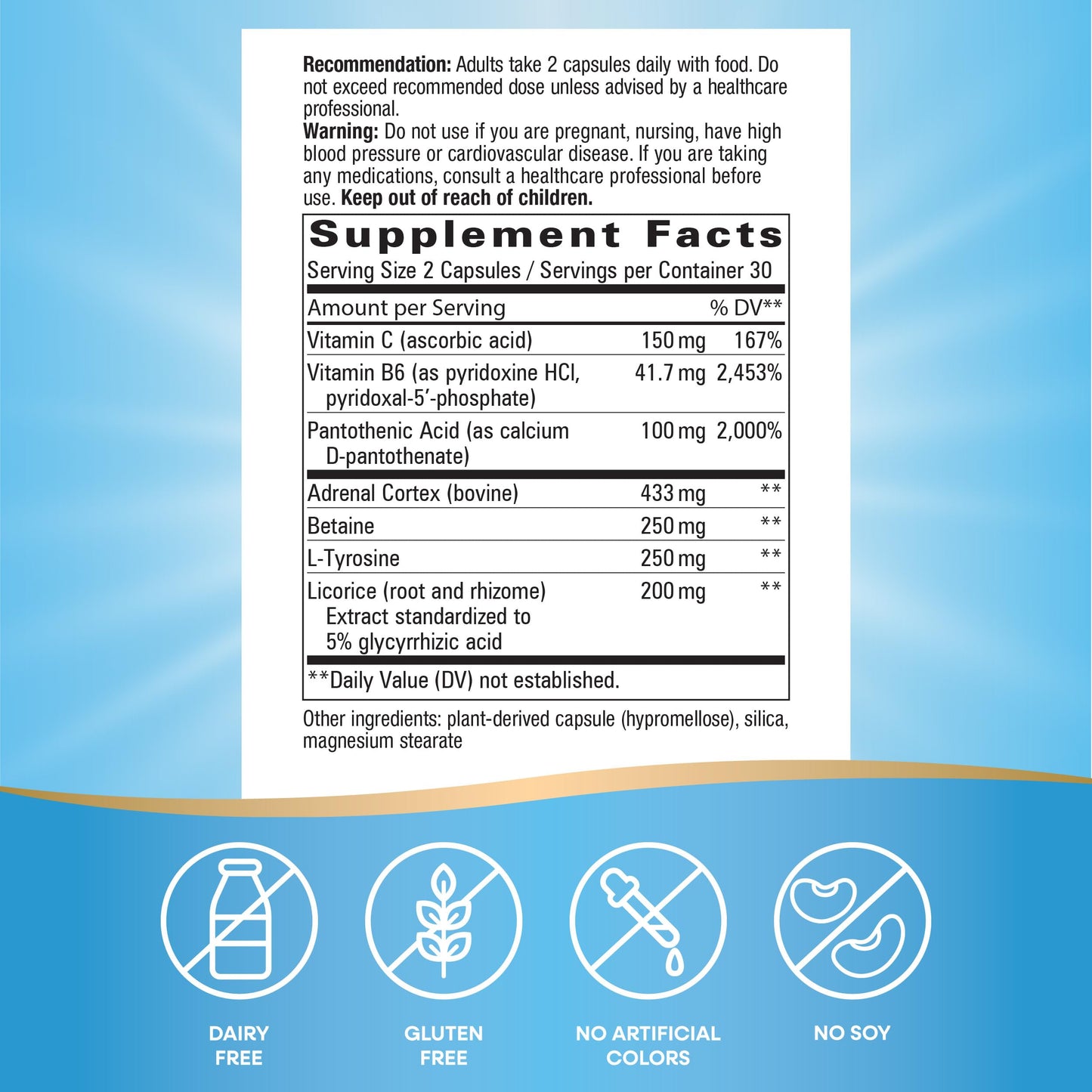 Nature's Way Fatigued to Fantastic! Adrenal Stress-End Capsule, 60 Count