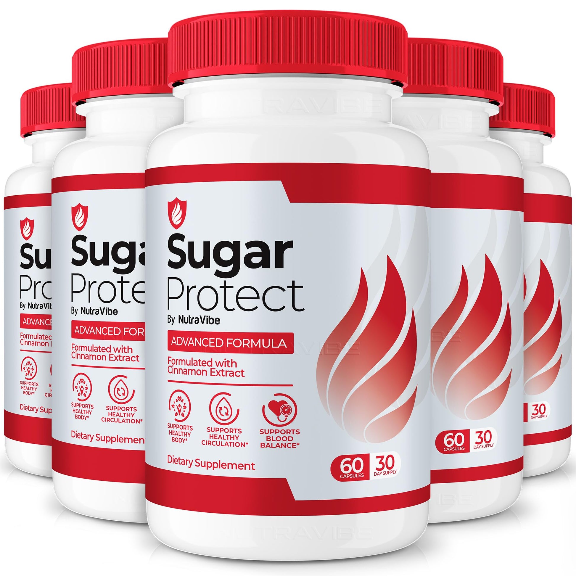 NutraVibe Sugar Protect Capsules 300 Capsules