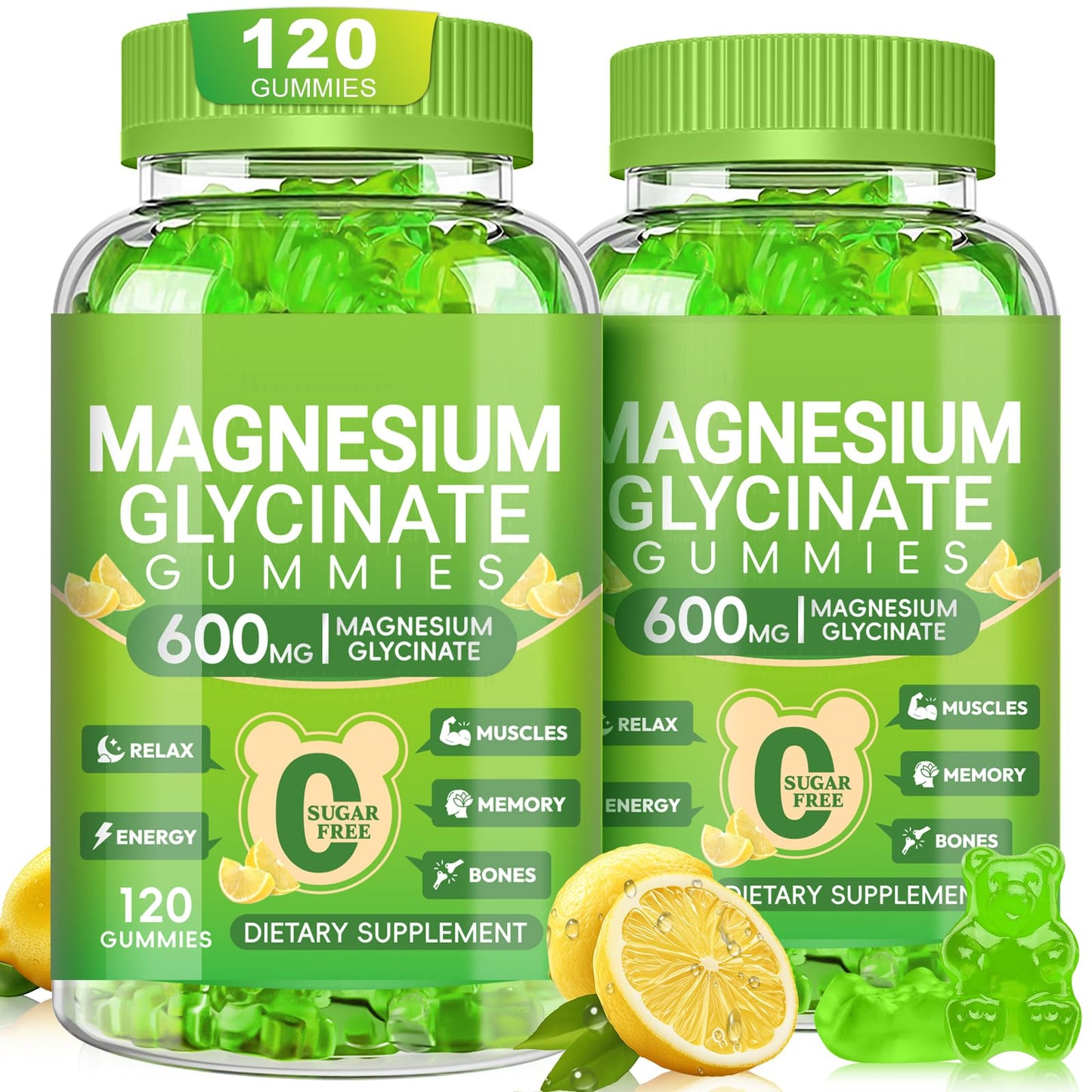Cytona Magnesium Glycinate 600mg Gummies 240 Count