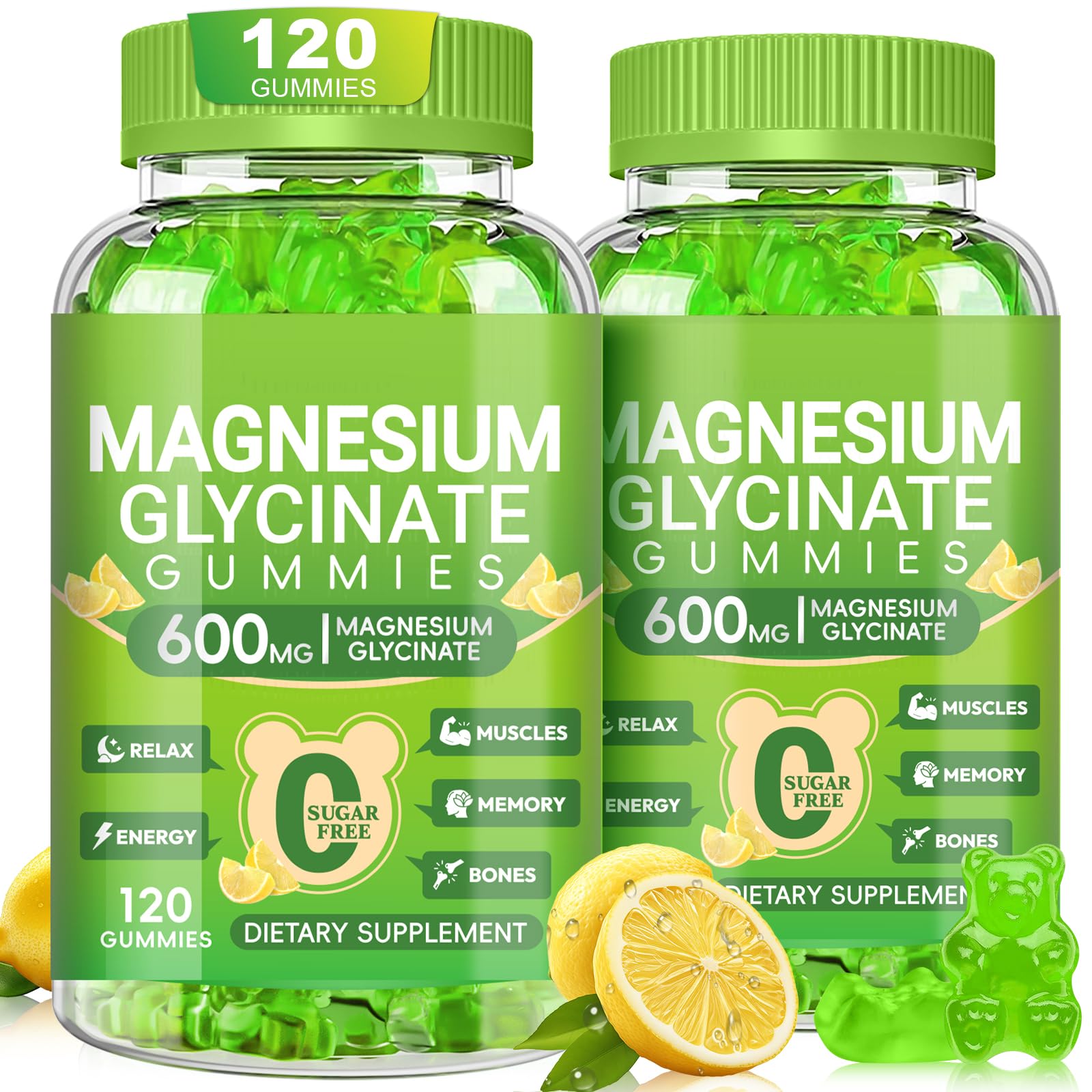 Cytona Magnesium Glycinate 600mg Gummies 240 Count